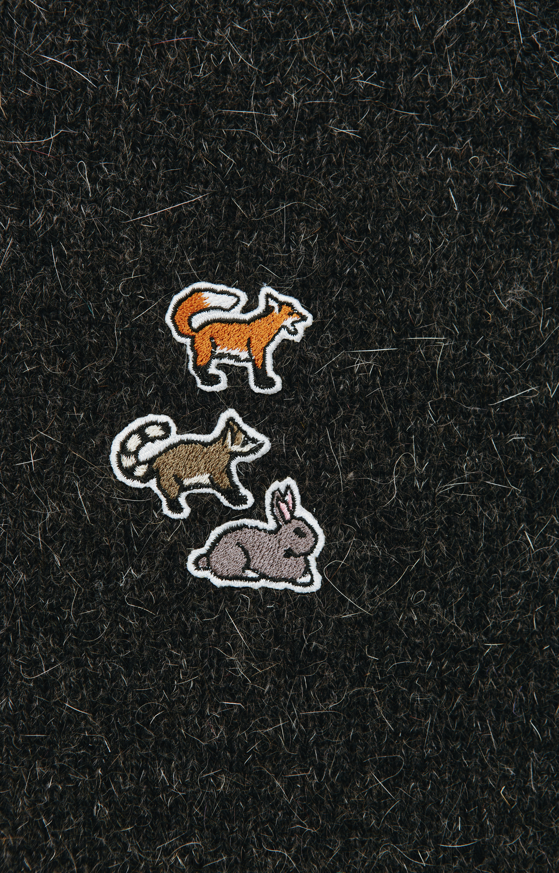 Doublet Шерстяное худи с вышивкой