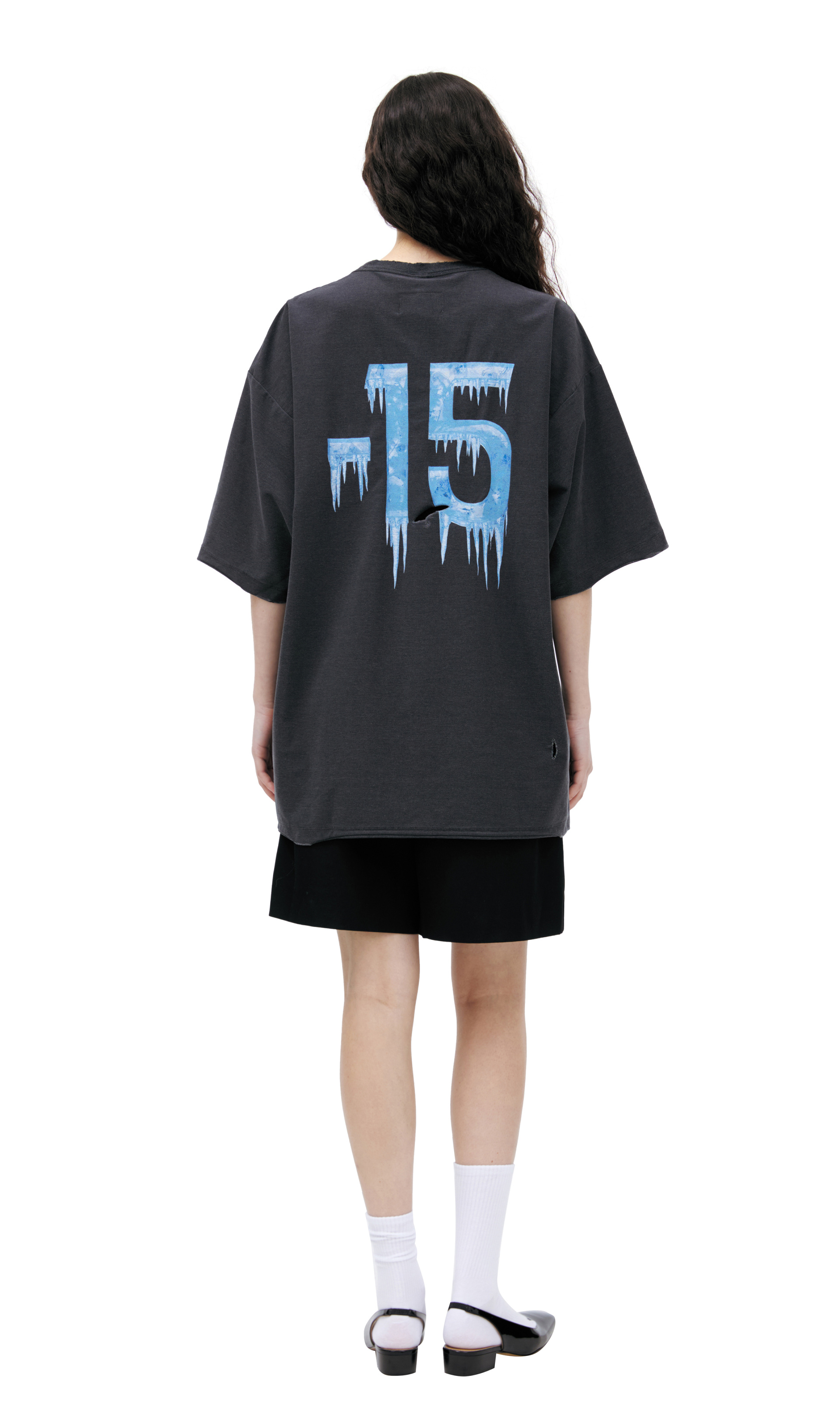 Doublet Черная футболка \'COVEROS\'