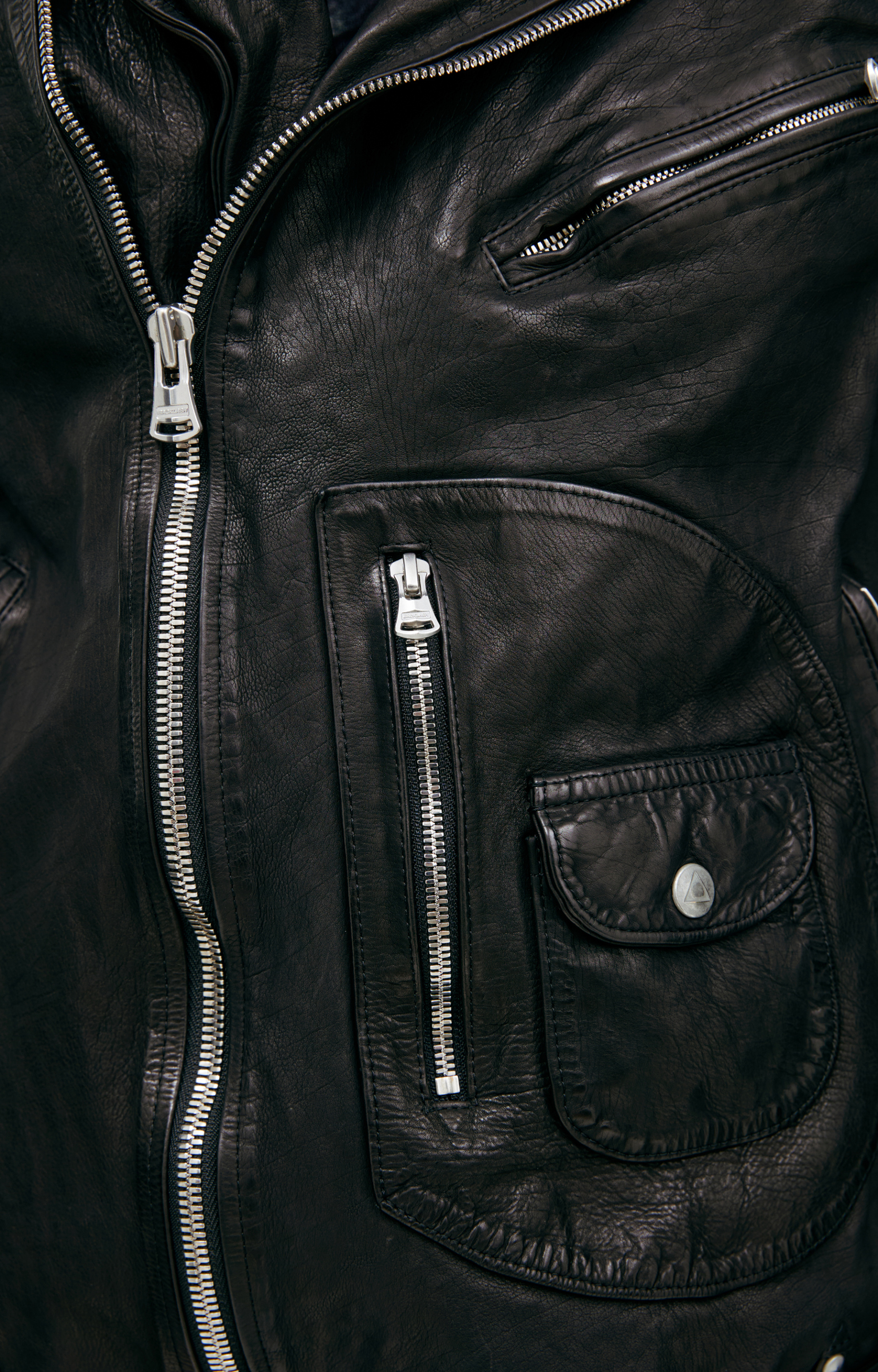 Yohji Yamamoto Кожаная куртка Yohji Yamamoto X BACKLASH