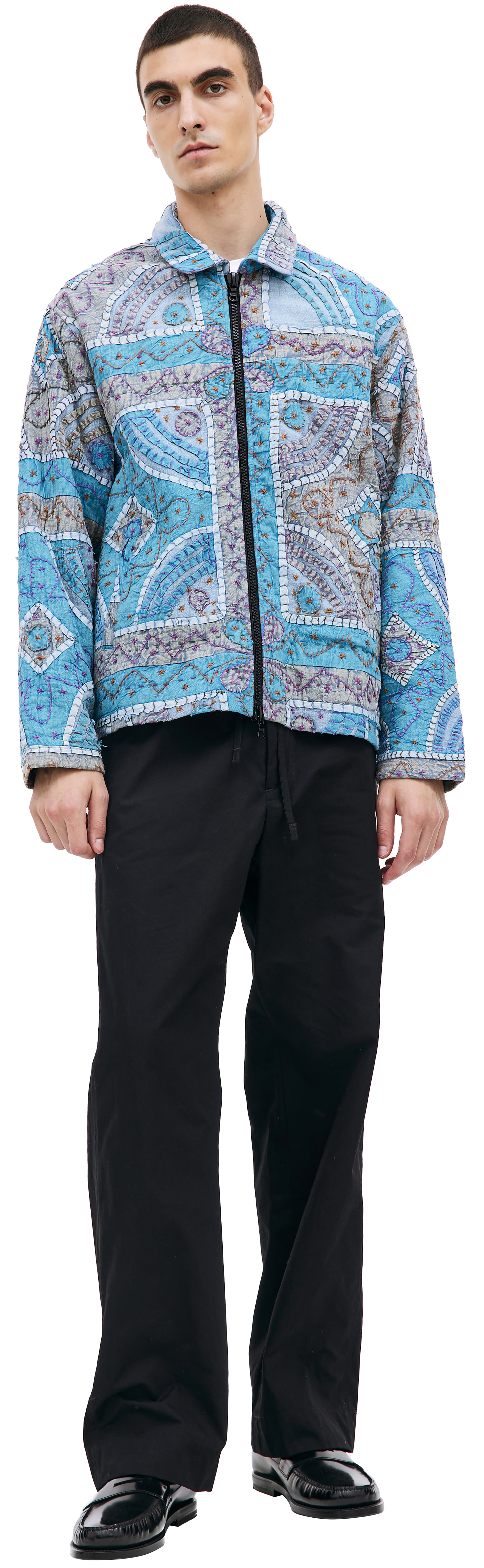 KARU RESEARCH Стеганая куртка с ручной вышивкой