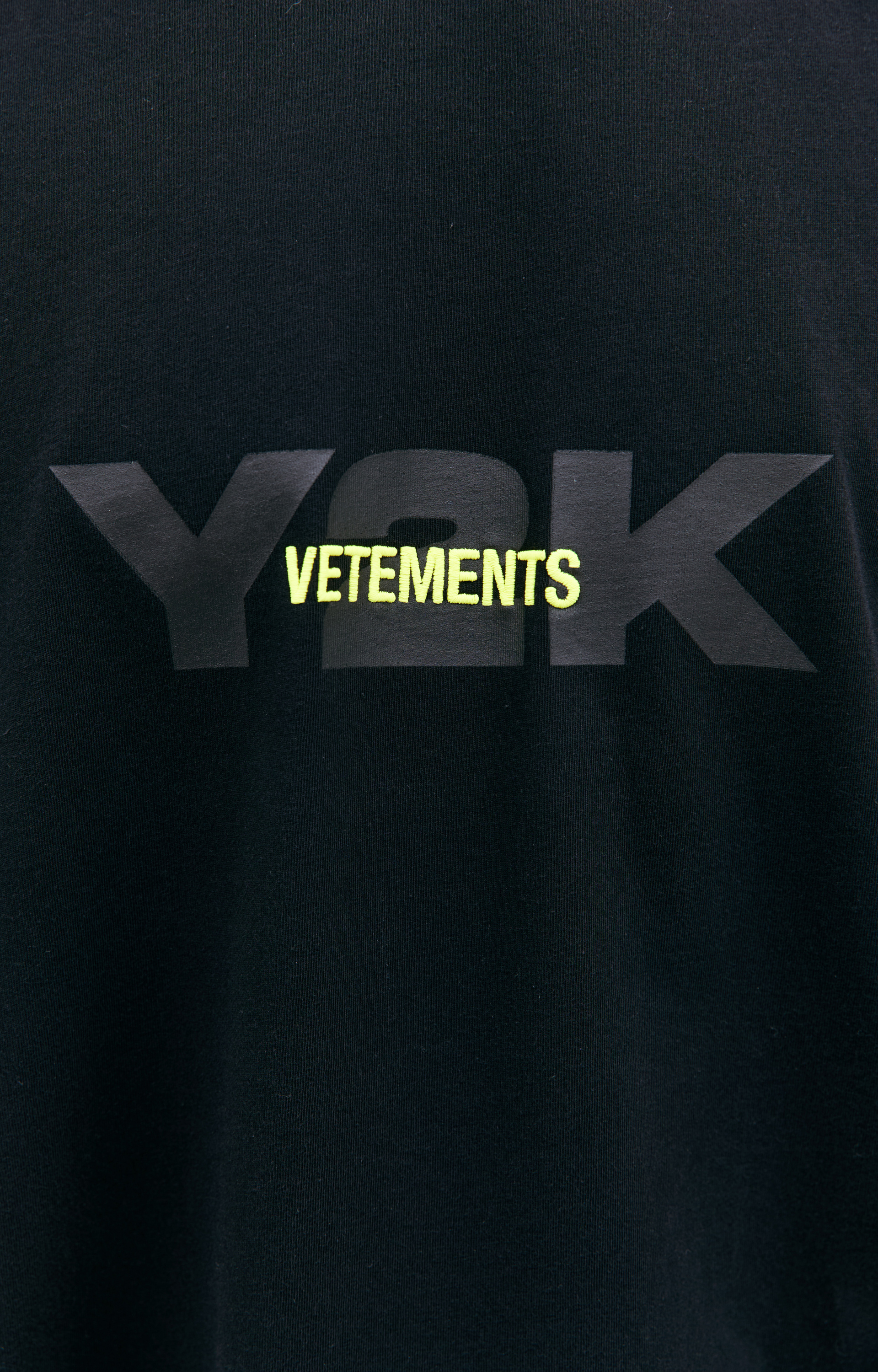 VETEMENTS Оверсайз футболка с принтом \'Y2K\'