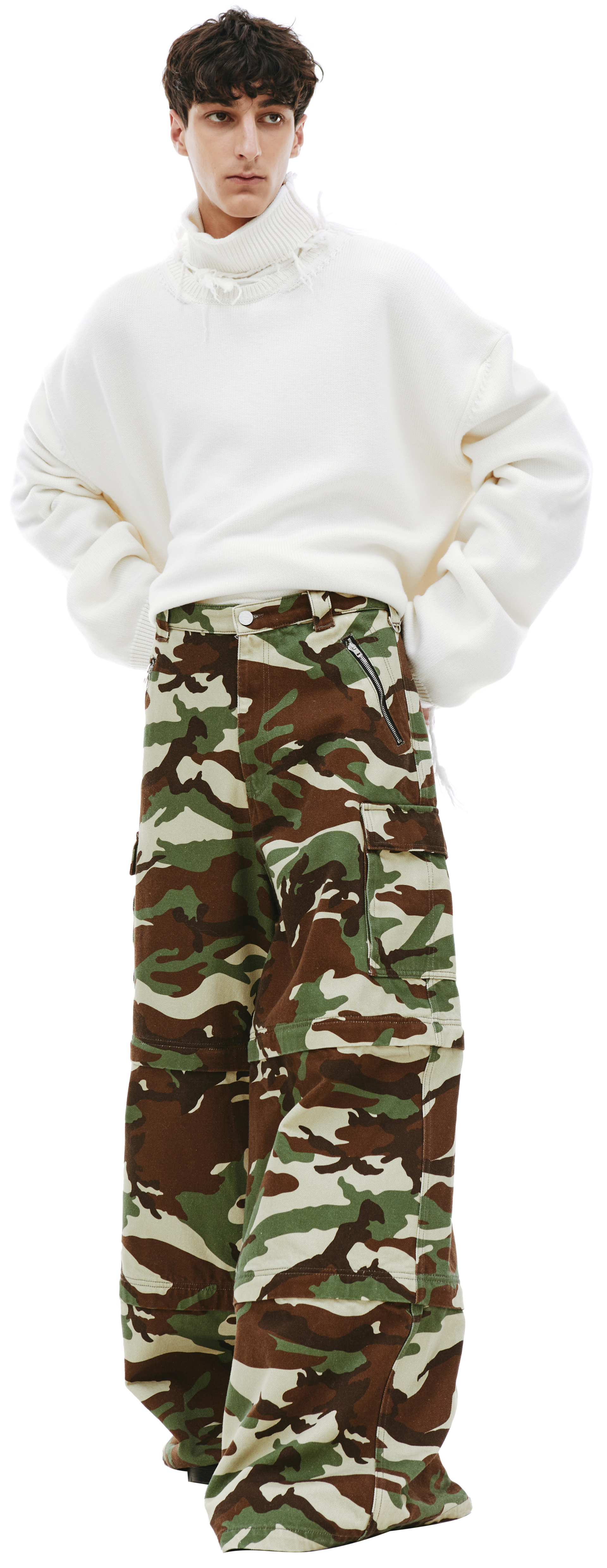 VETEMENTS Брюки-карго с отстегивающимися штанинами