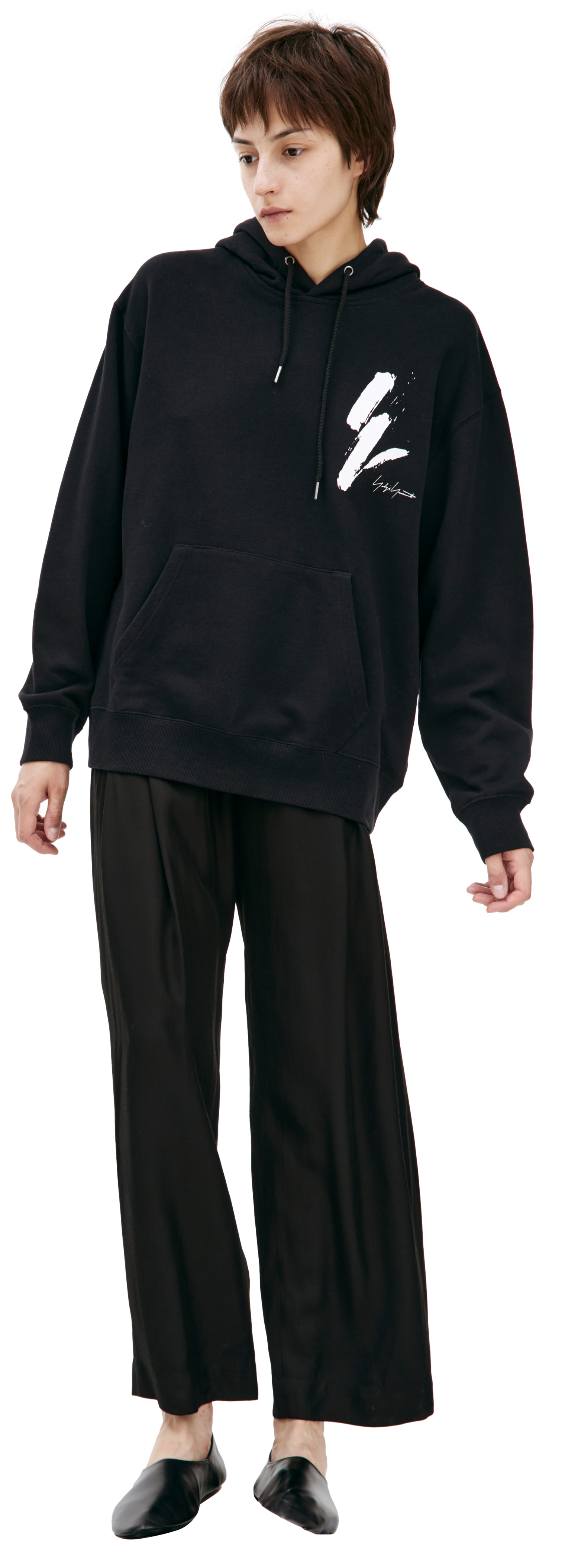 Yohji Yamamoto Худи с логотипом Yohji Yamamoto x NEW ERA