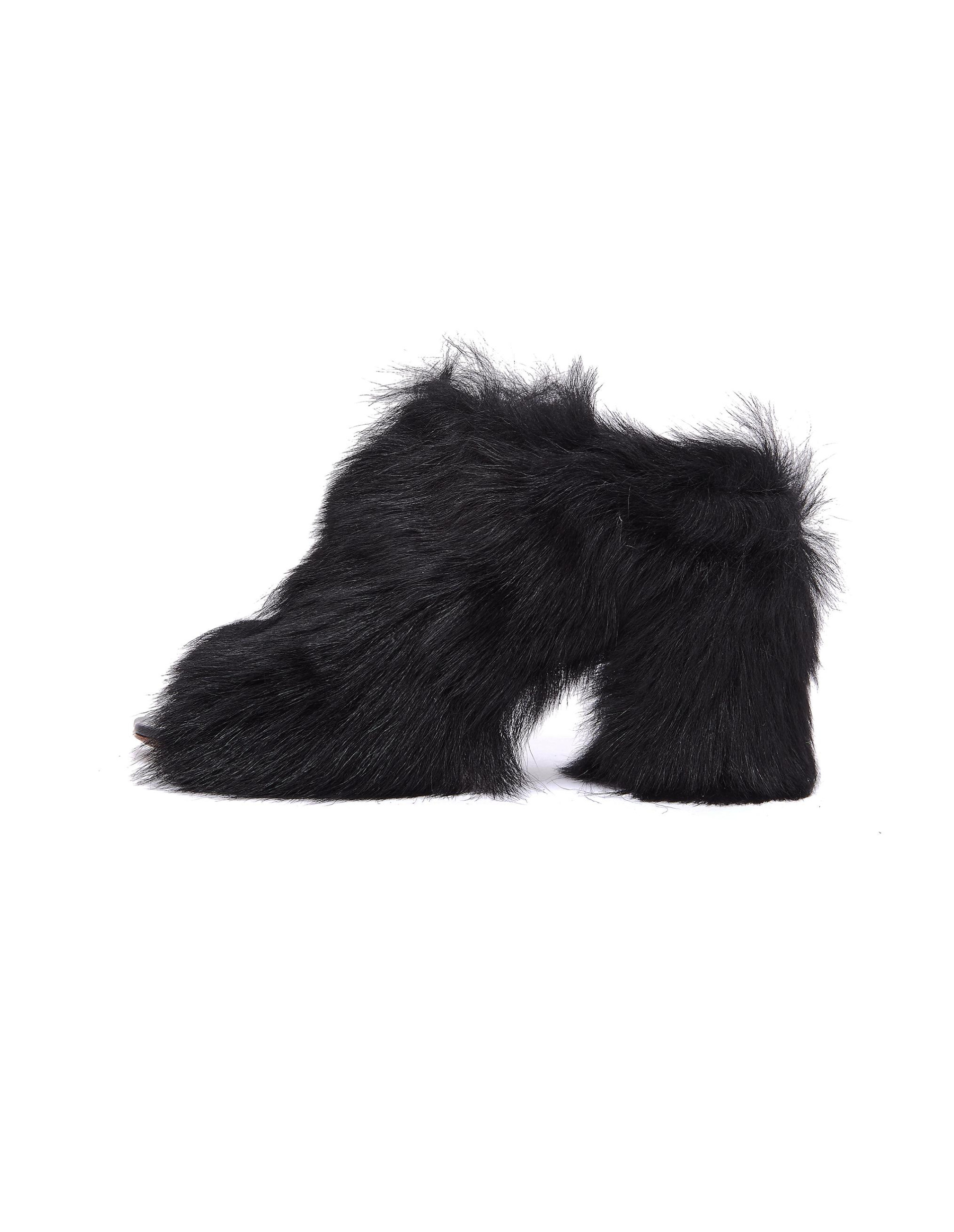 VETEMENTS Меховые мюли с открытым носом