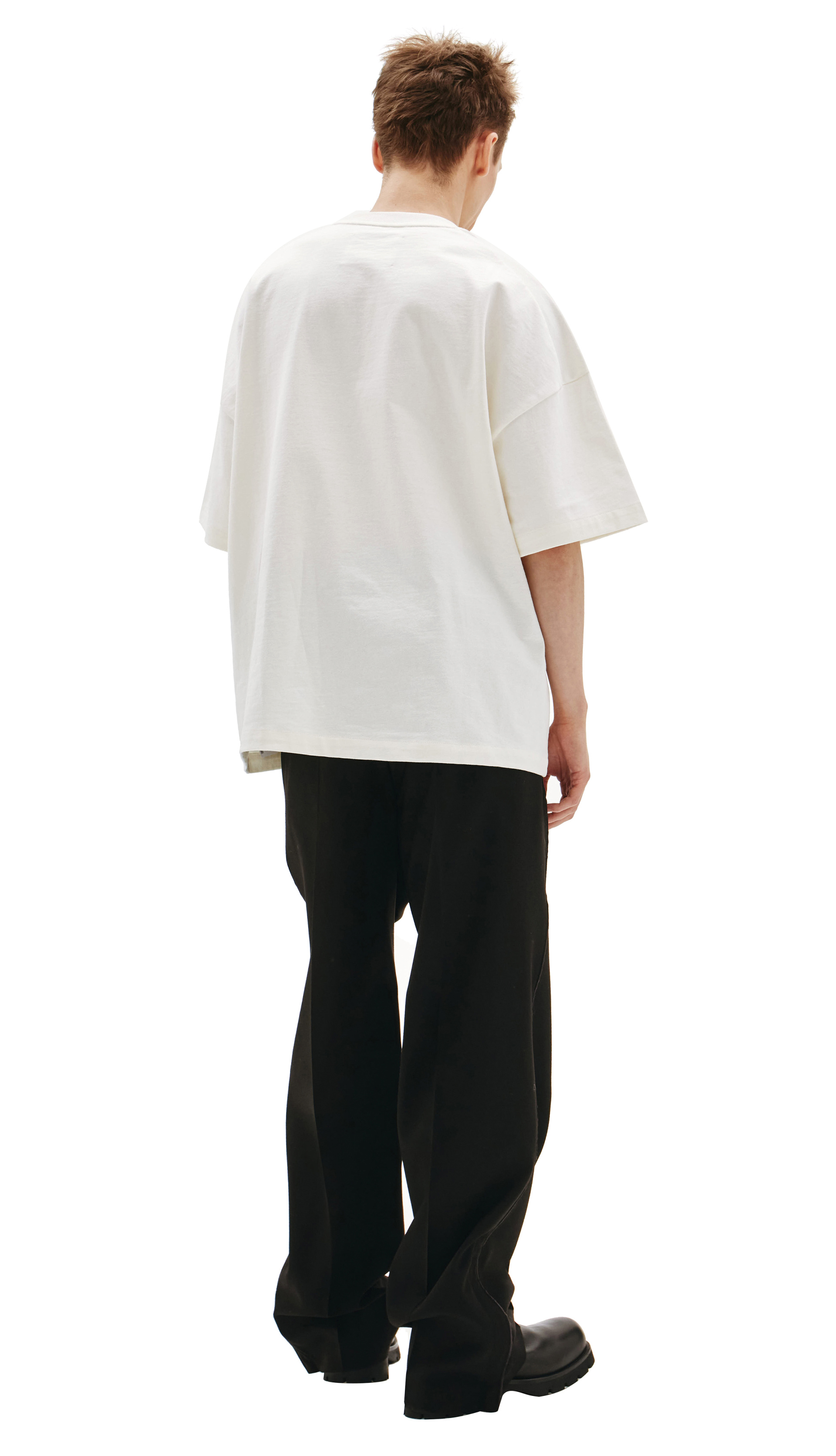 Jil Sander Оверсайз футболка с логотипом