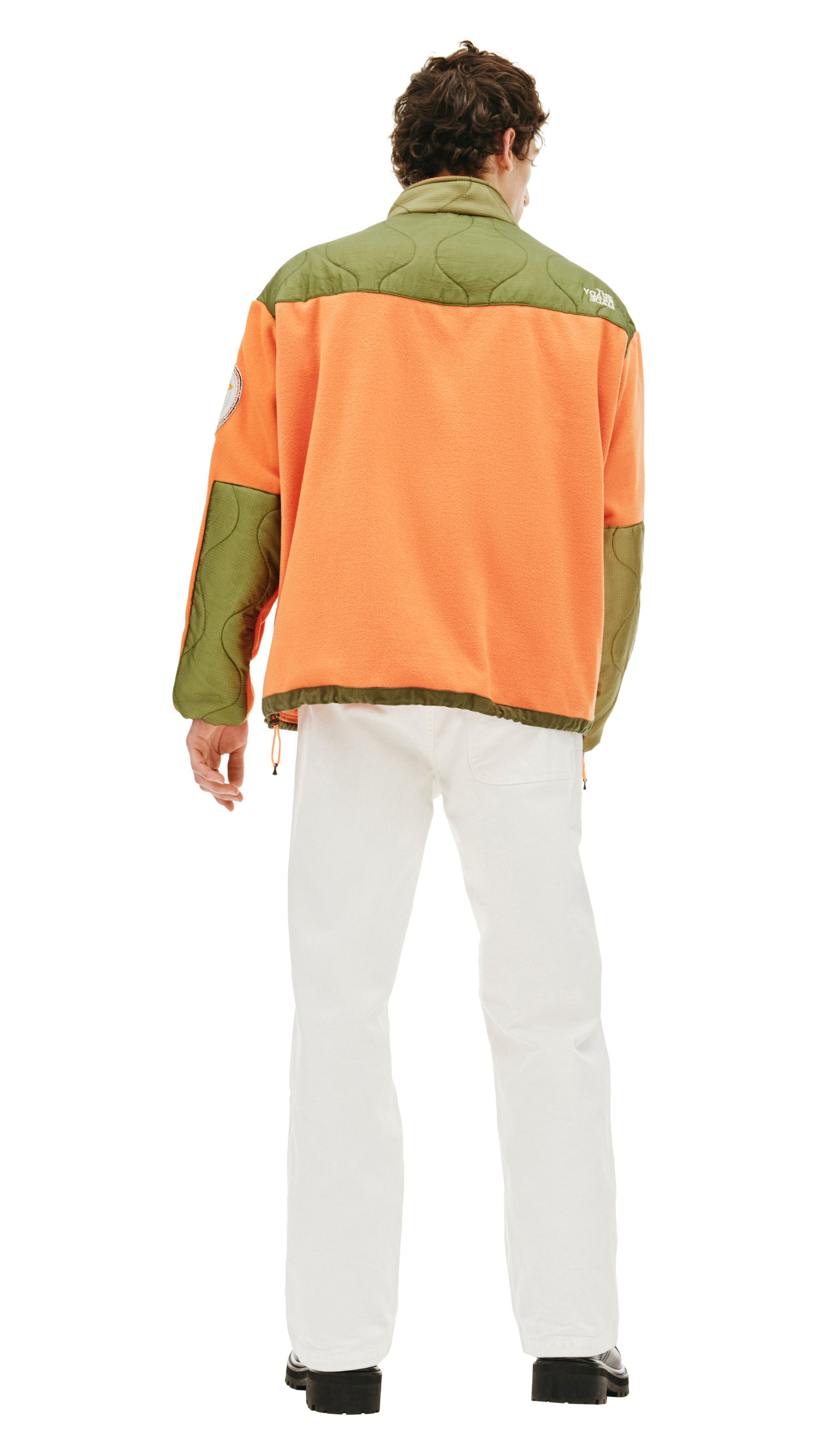 Readymade Флисовая куртка с зелеными вставками