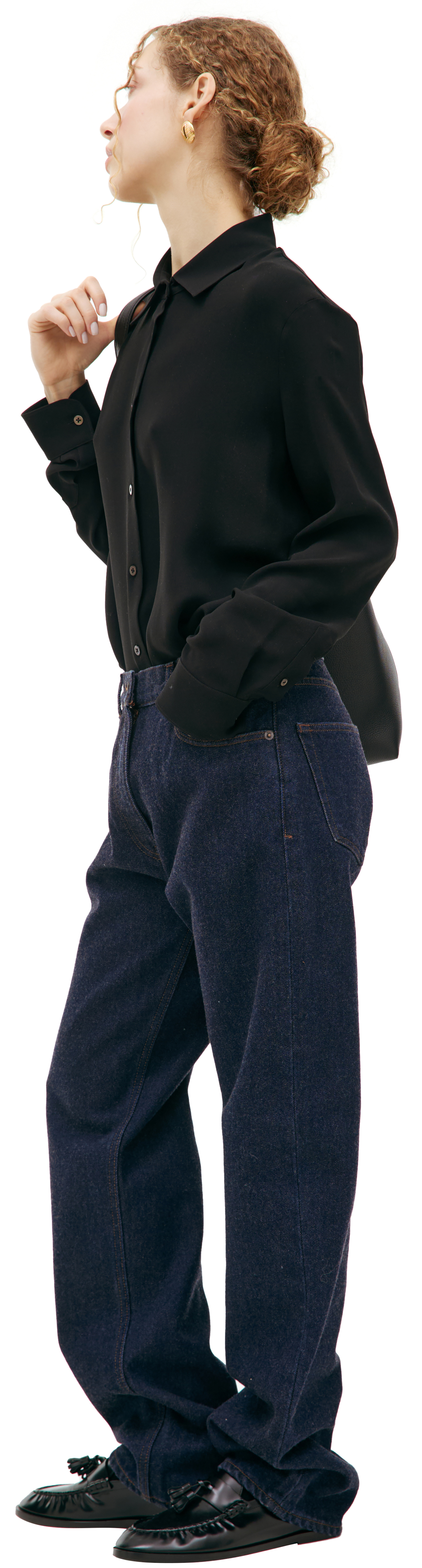 The Row Прямые джинсы из шерсти