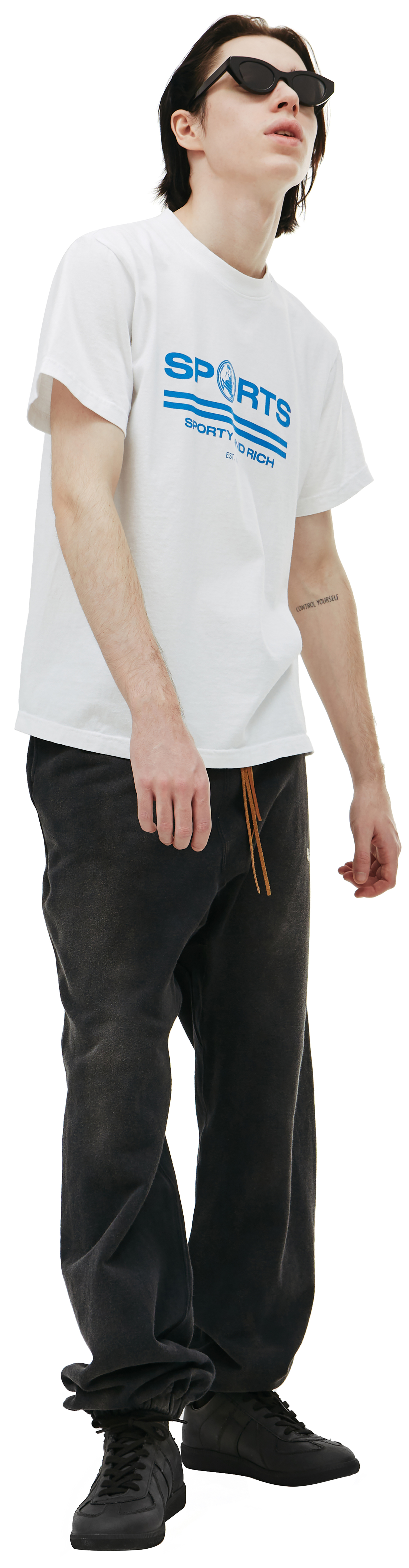 SPORTY & RICH Футболка с принтом Sports