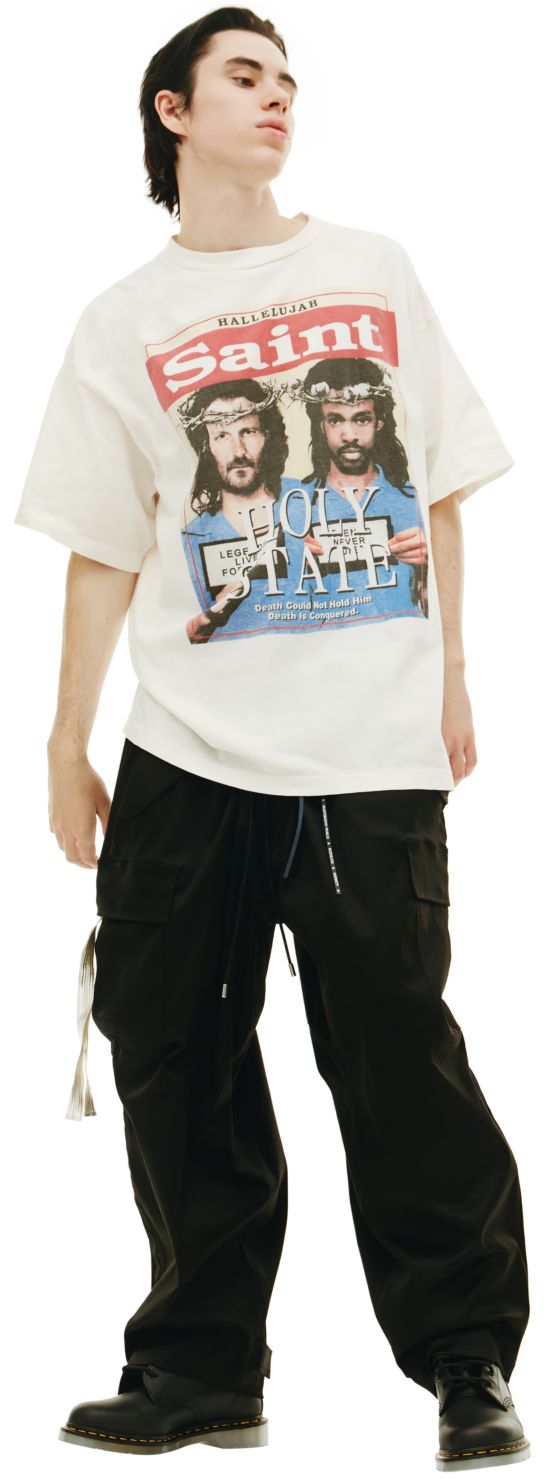 Saint Michael Футболка Denim Tears x Saint Michael с принтом