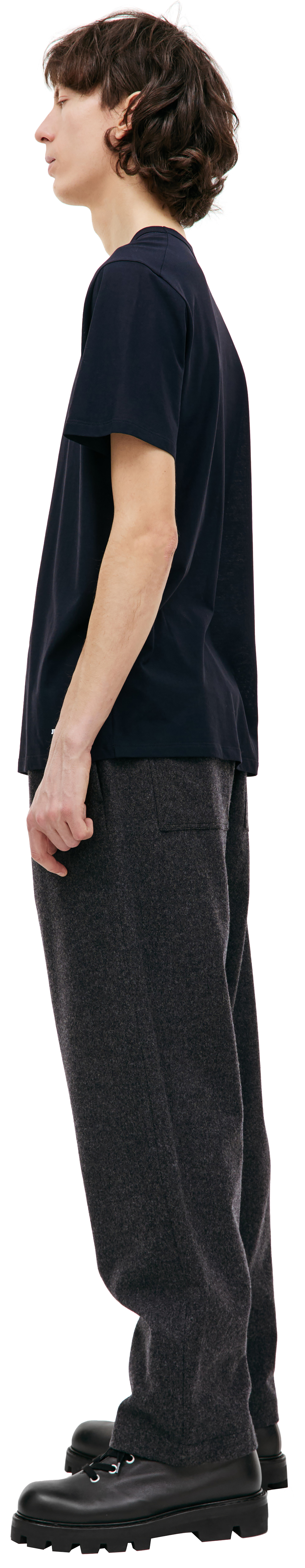 Jil Sander Полупрозрачная футболка из хлопка