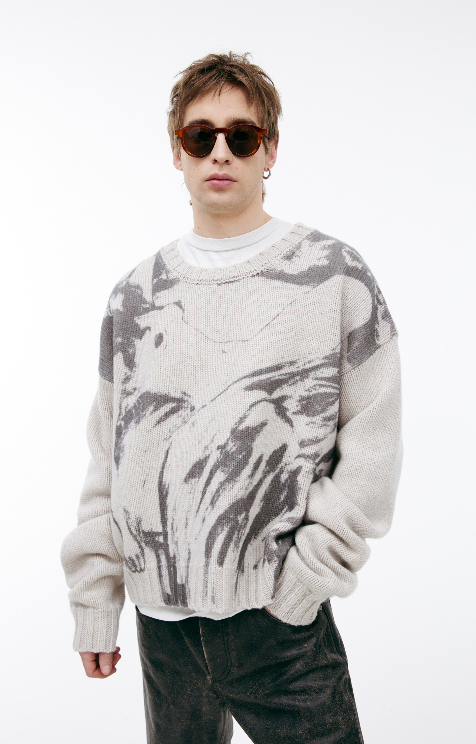 Enfants Riches Déprimés Вязаный свитер из кашемира