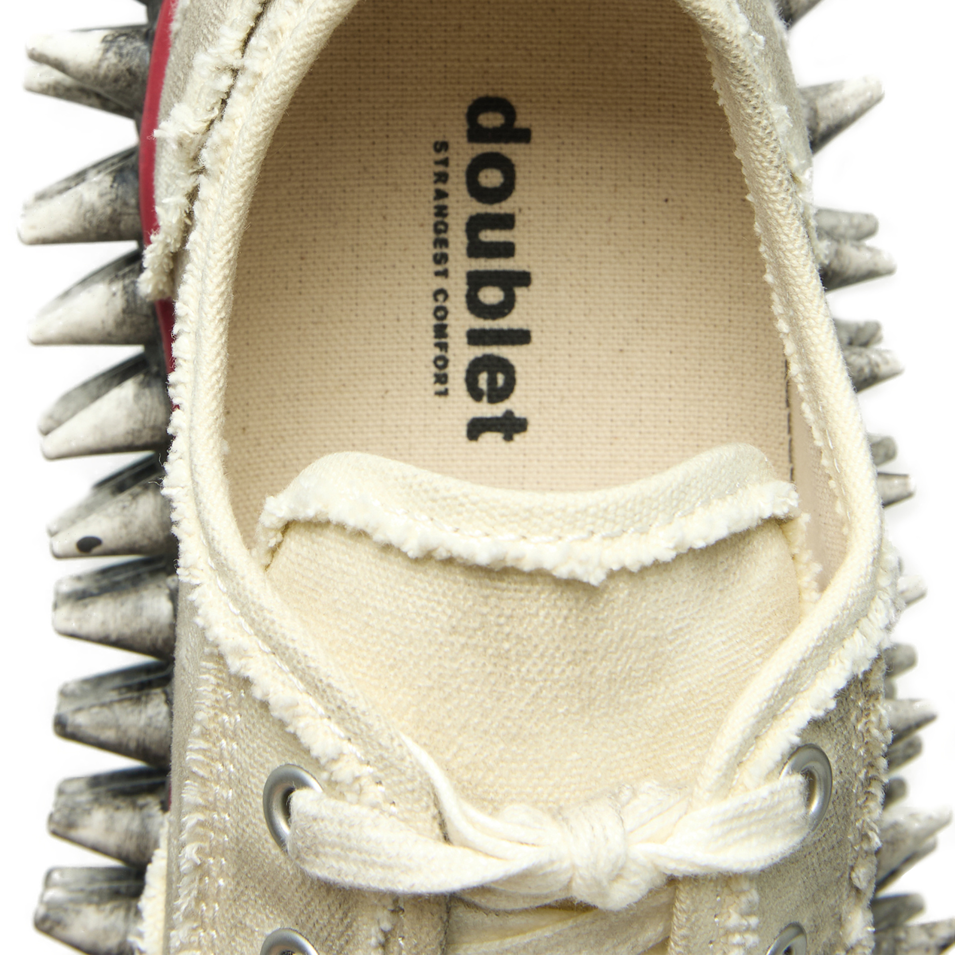 Doublet Кеды DIRTY SPIKE TOE CAP CANVAS