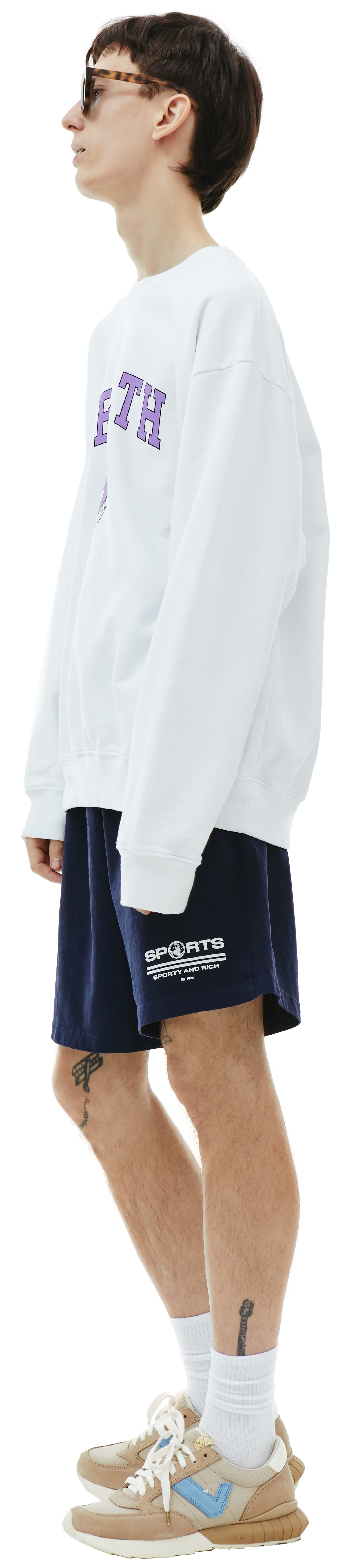 SPORTY & RICH Оверсайз свитшот Diana