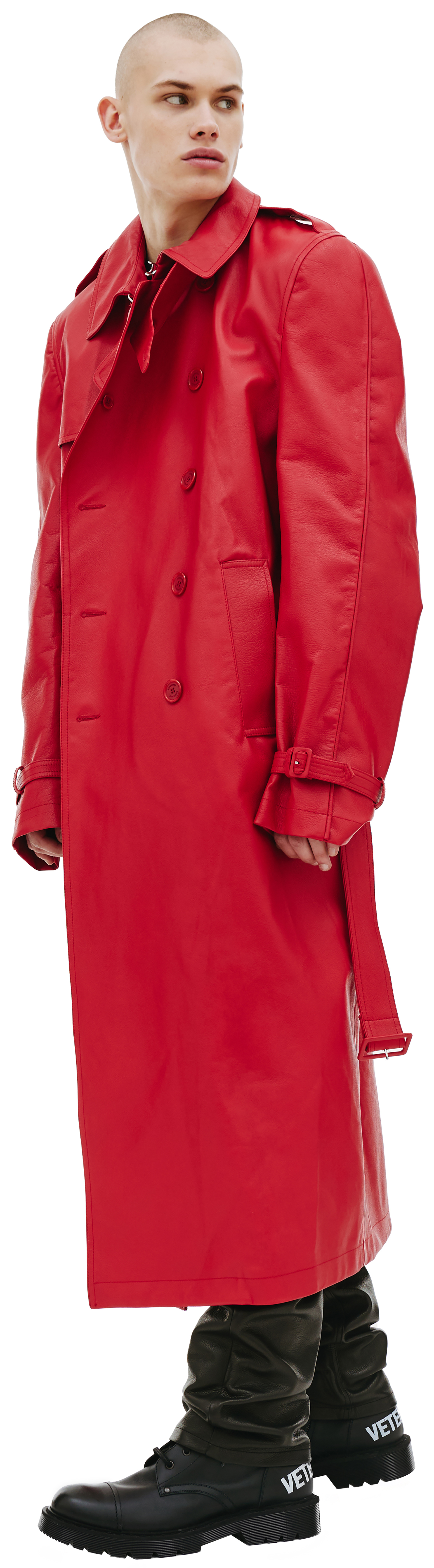 VTMNTS Кожаный тренч