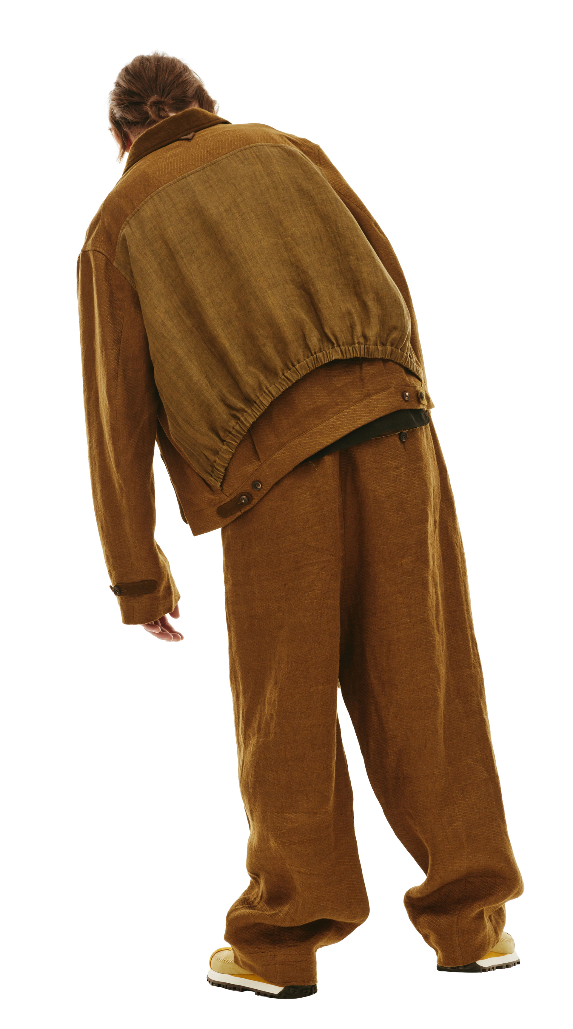 Ziggy Chen Льняная куртка с накладными карманами