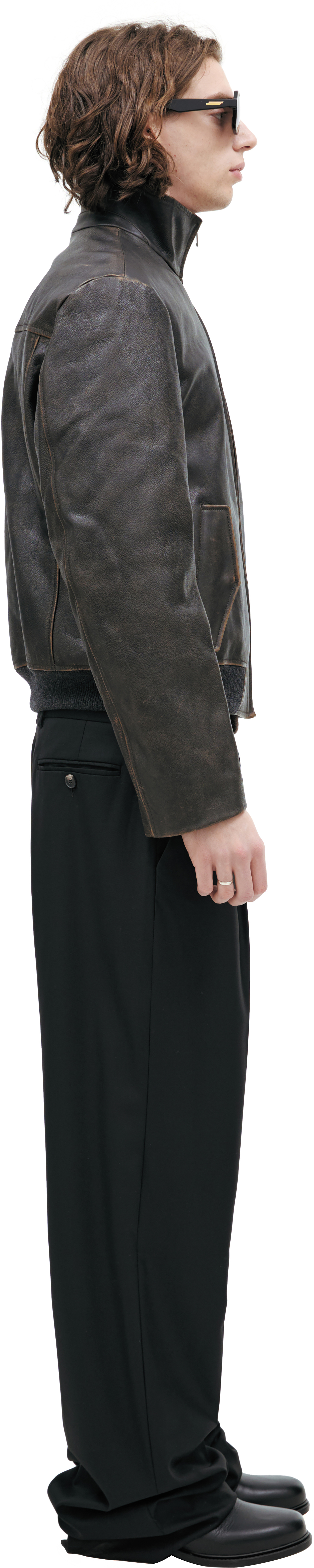 The Row Куртка с эффектом потертостей