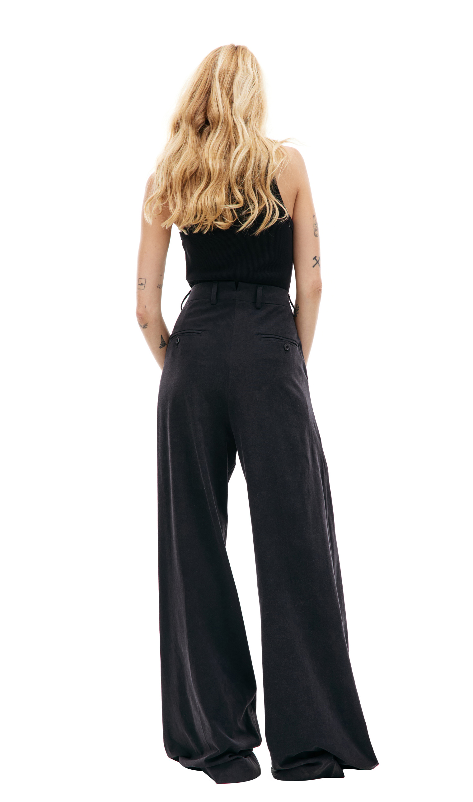 VETEMENTS Широкие брюки из выстиранного хлопка