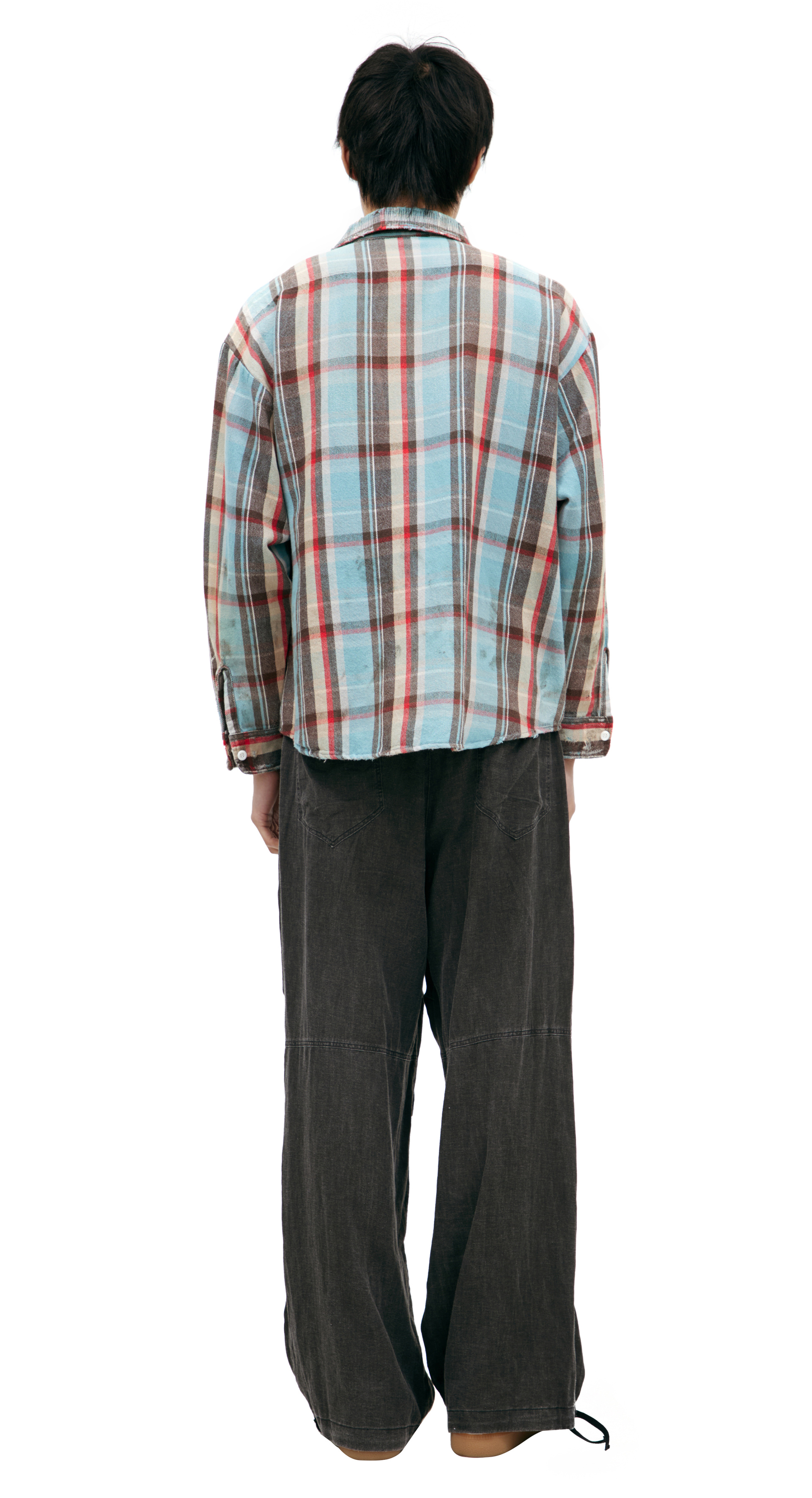 Saint Mxxxxxx Оверсайз рубашка в клетку