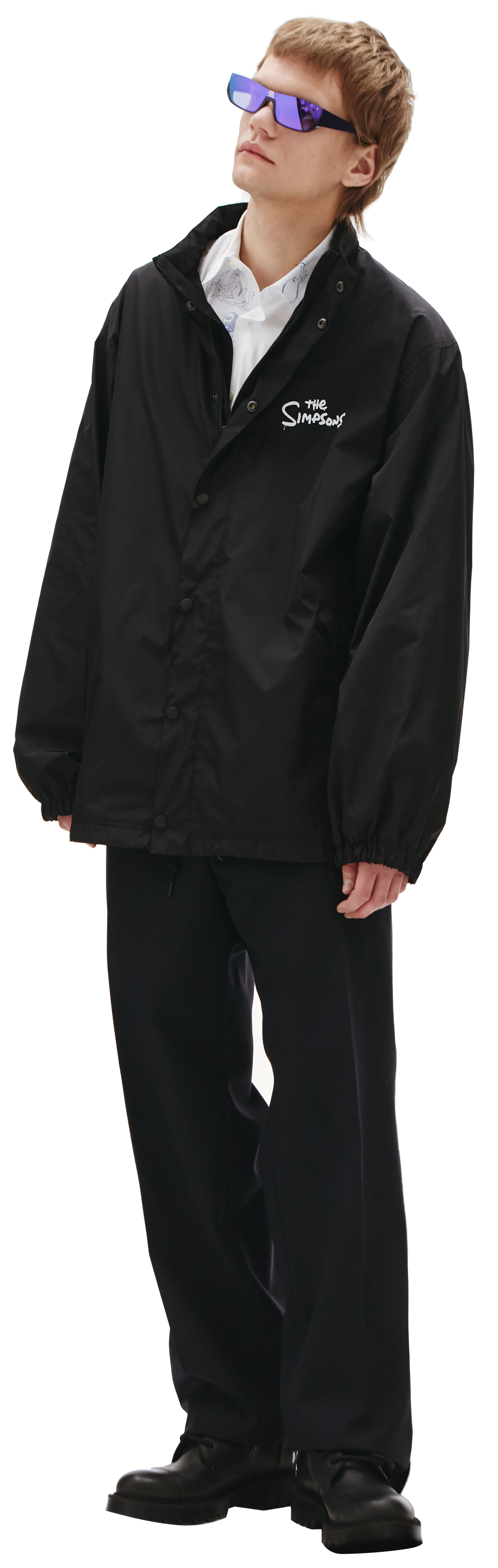 Balenciaga Ветровка Balenciaga X The Simpsons с принтом