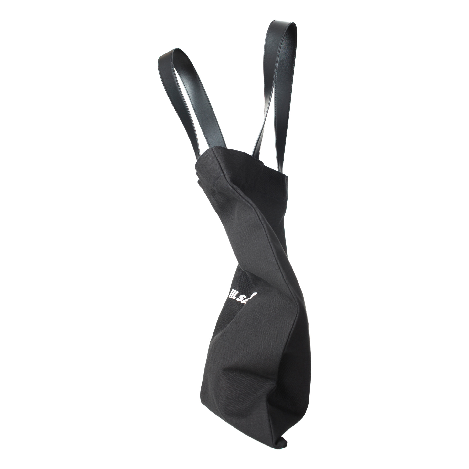 Jil Sander Сумка-шоппер с кожаными ручками