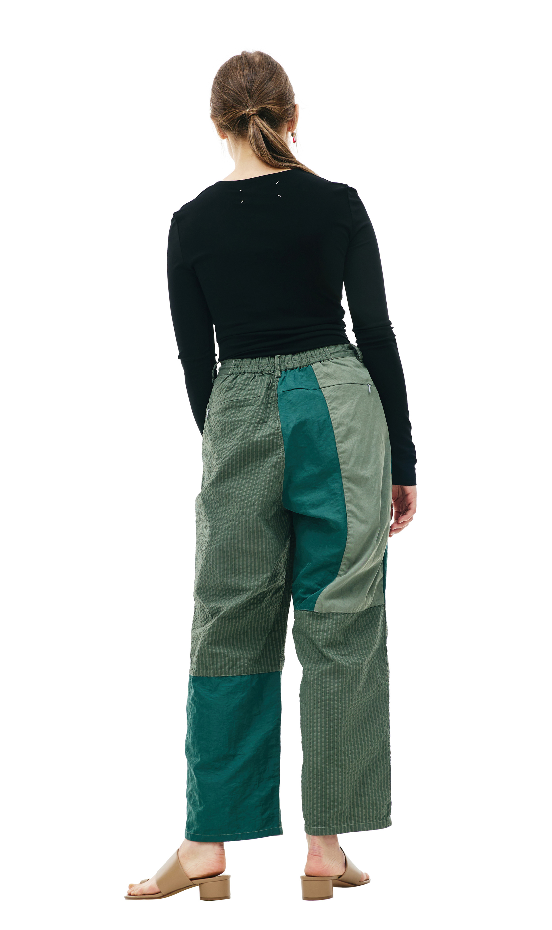 KIMMY Брюки пэчворк в полоску