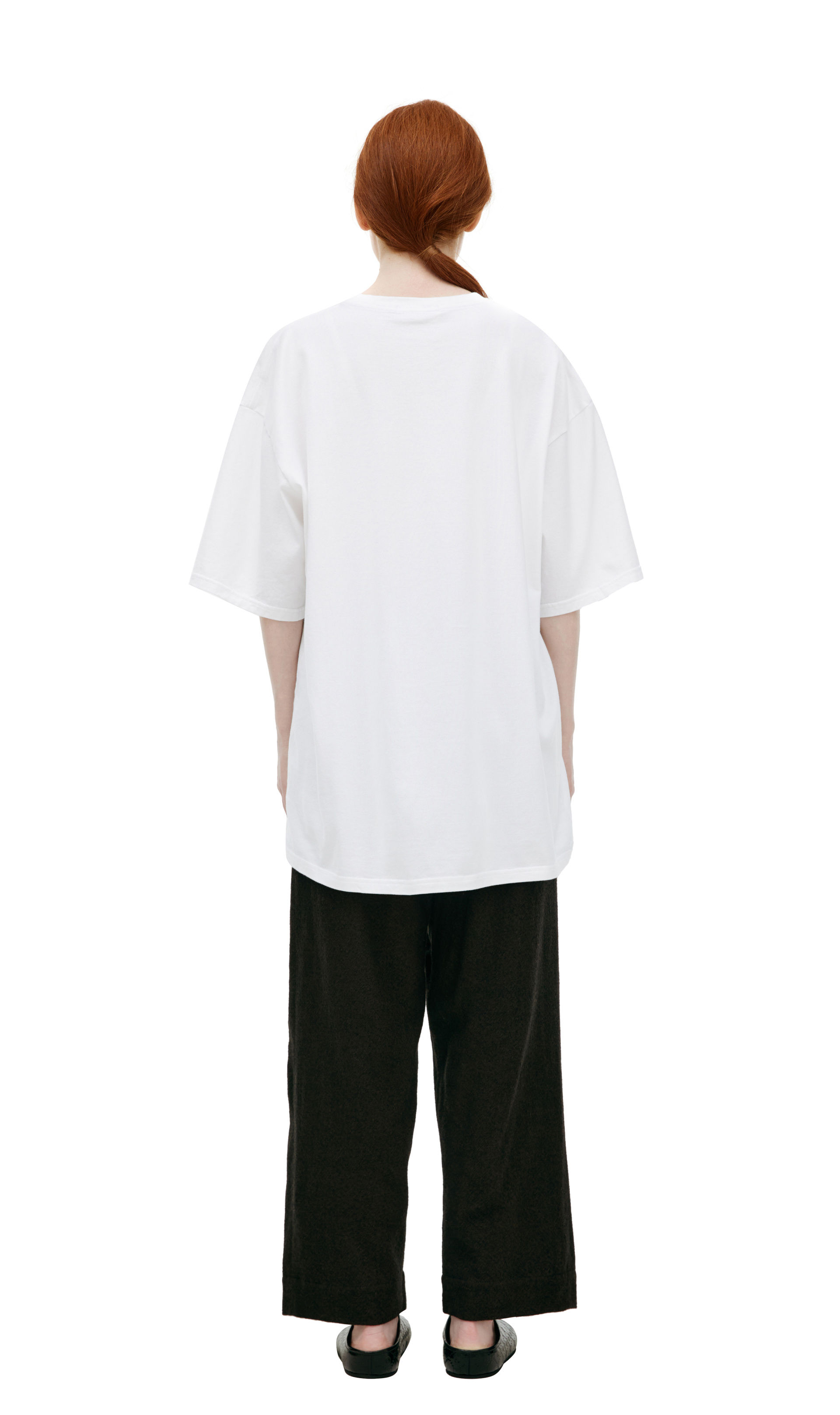 Undercover Белая футболка с принтом