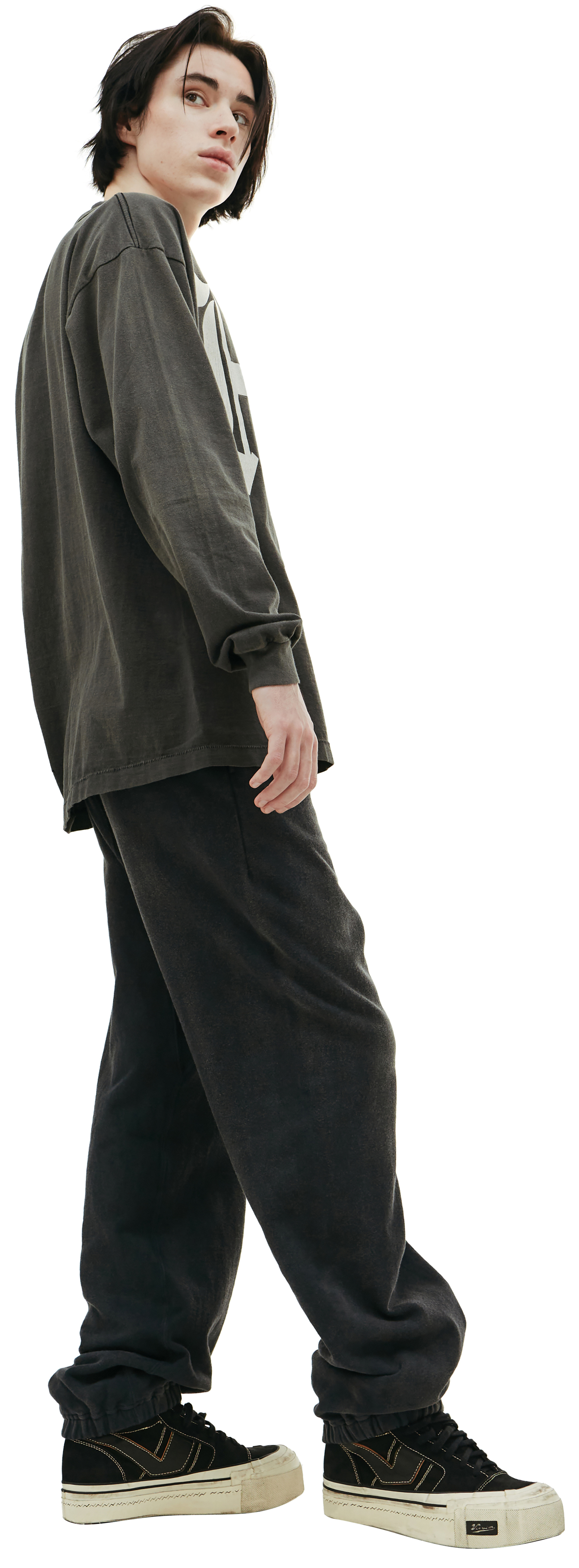 Saint Michael Лонгслив Saint Michael x Denim Tears с принтом Hell