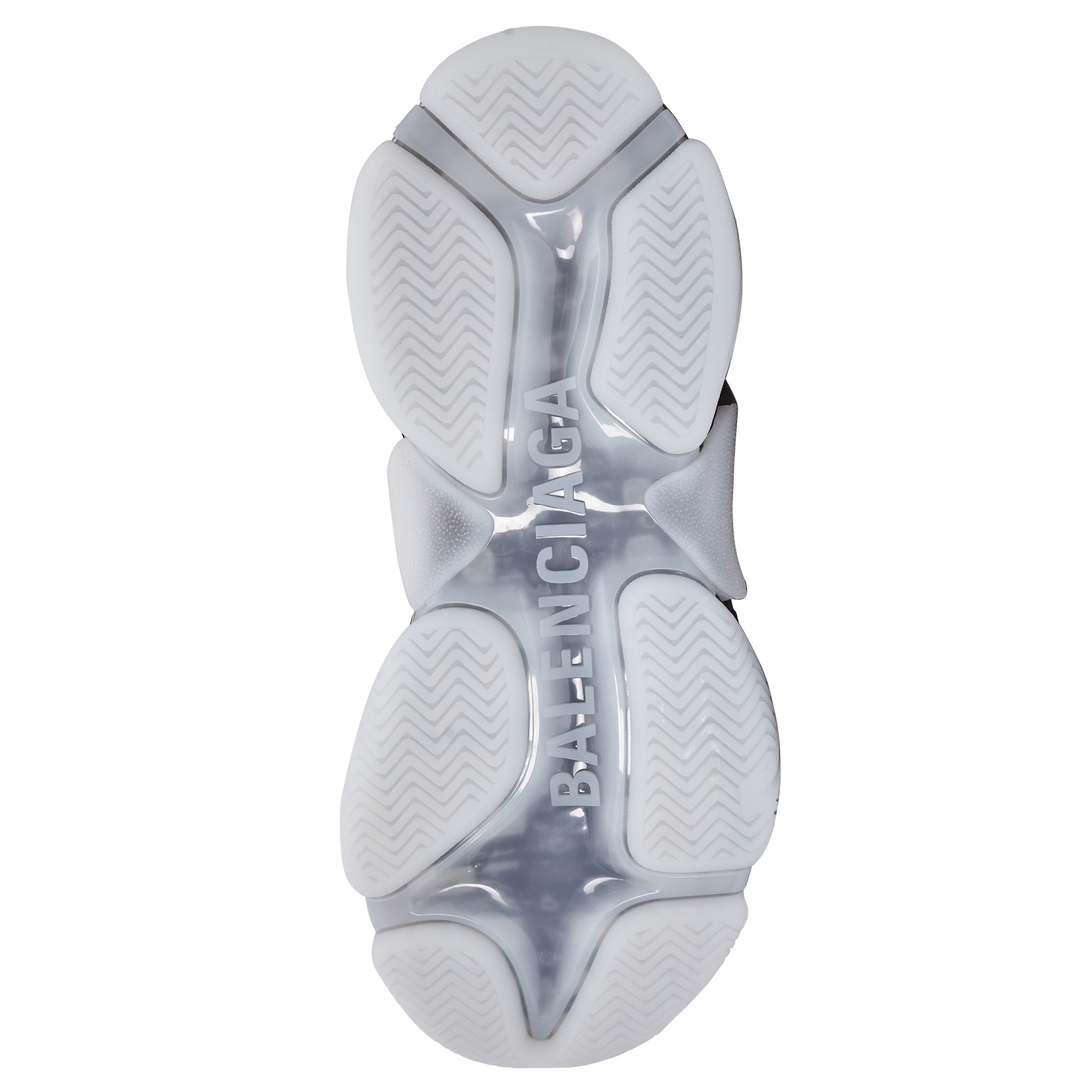 Balenciaga Кроссовки Triple S с прозрачной подошвой