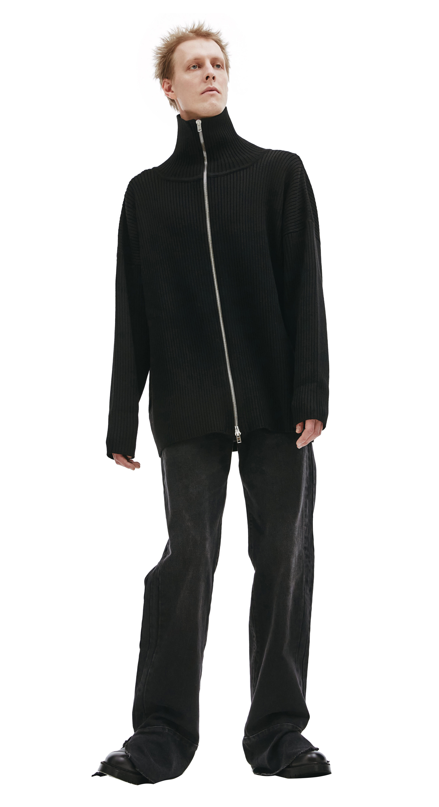 VETEMENTS Шерстяной кардиган на молнии