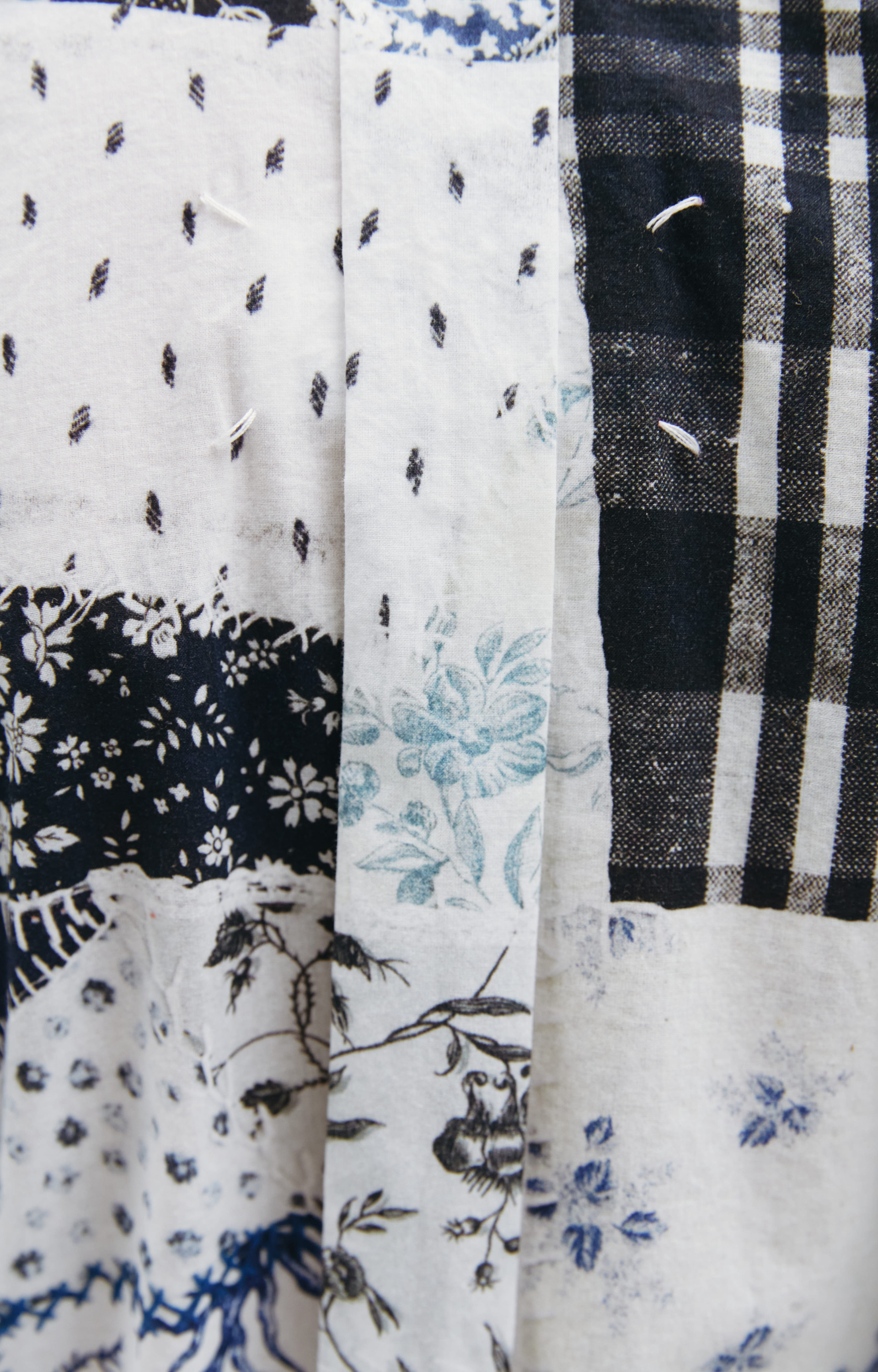 Maison Margiela Рубашка в стиле пэчворк