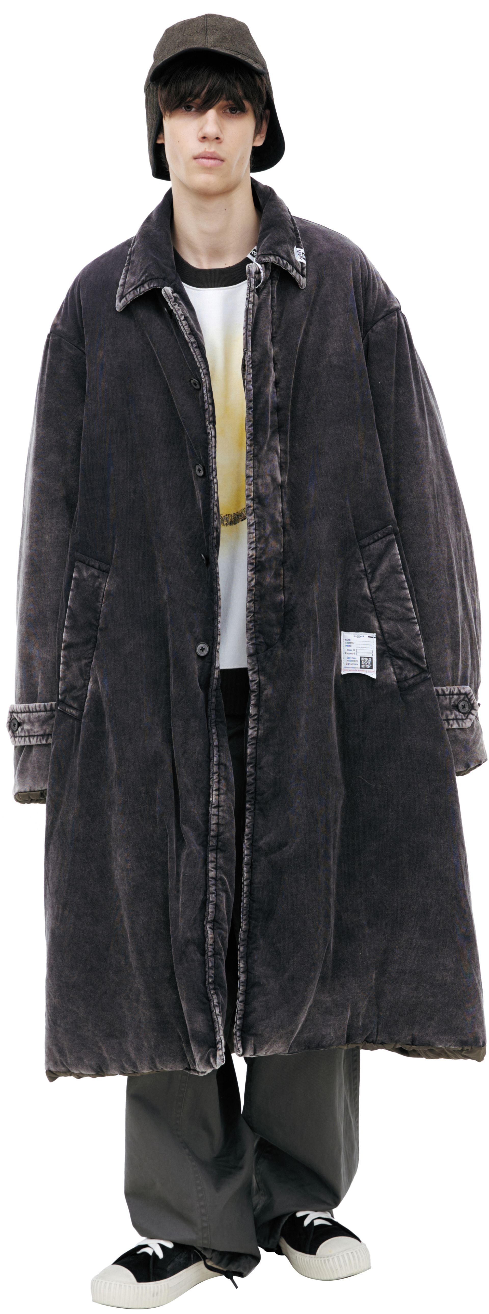 Maison Mihara Yasuhiro Вельветовая парка