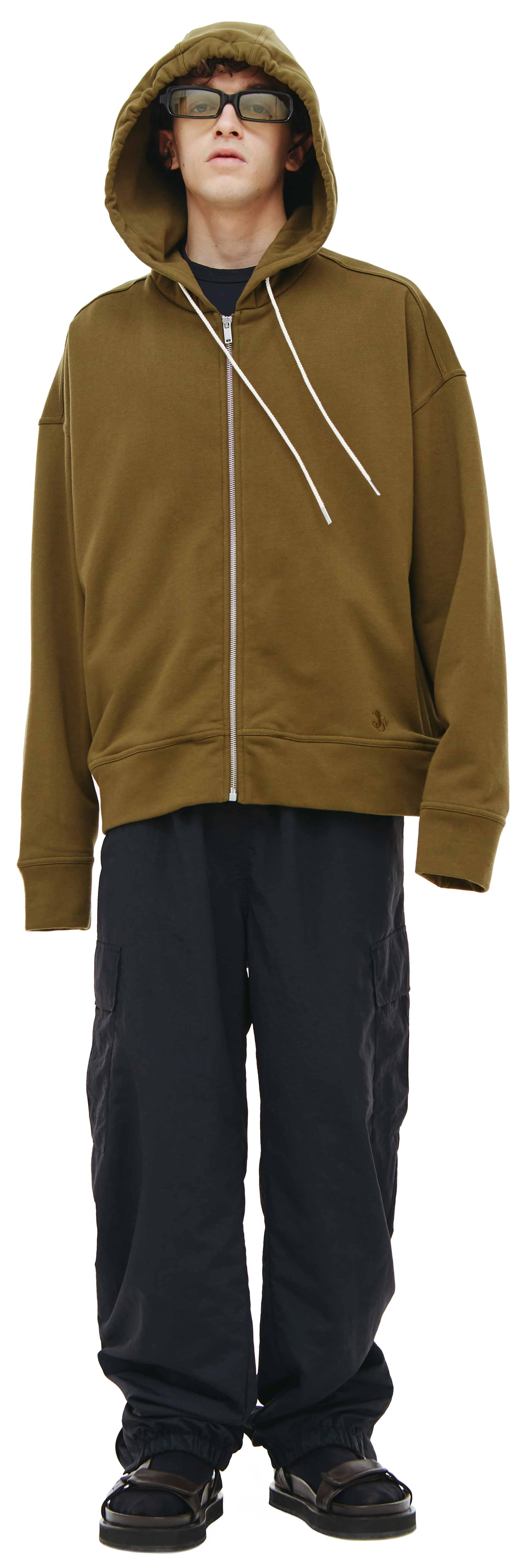 Jil Sander Худи J+ на молнии