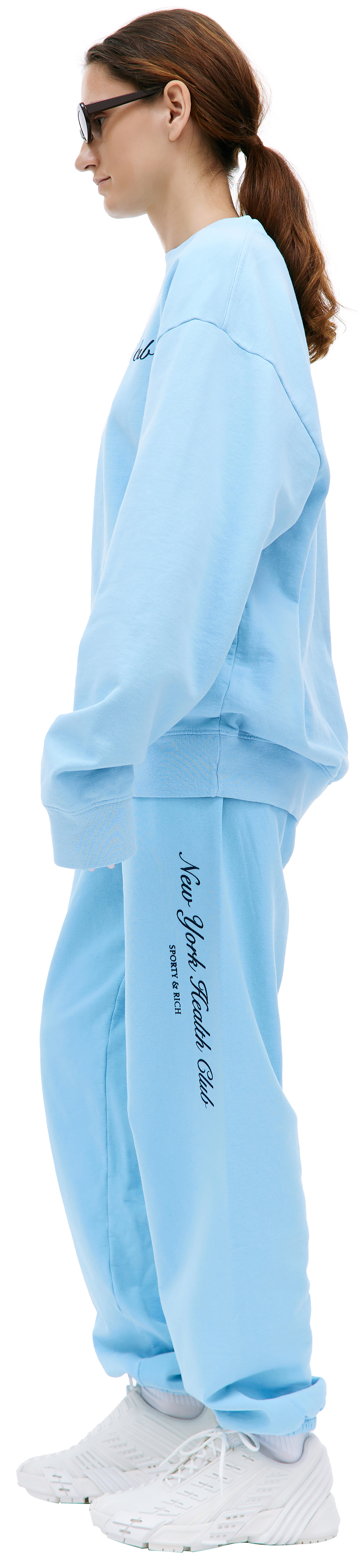 SPORTY & RICH Свитшот с принтом \'NY Health Club\'