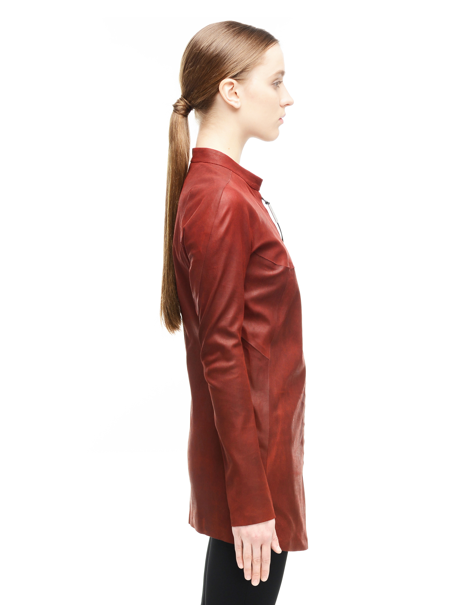 Isaac Sellam Кожаная рубашка