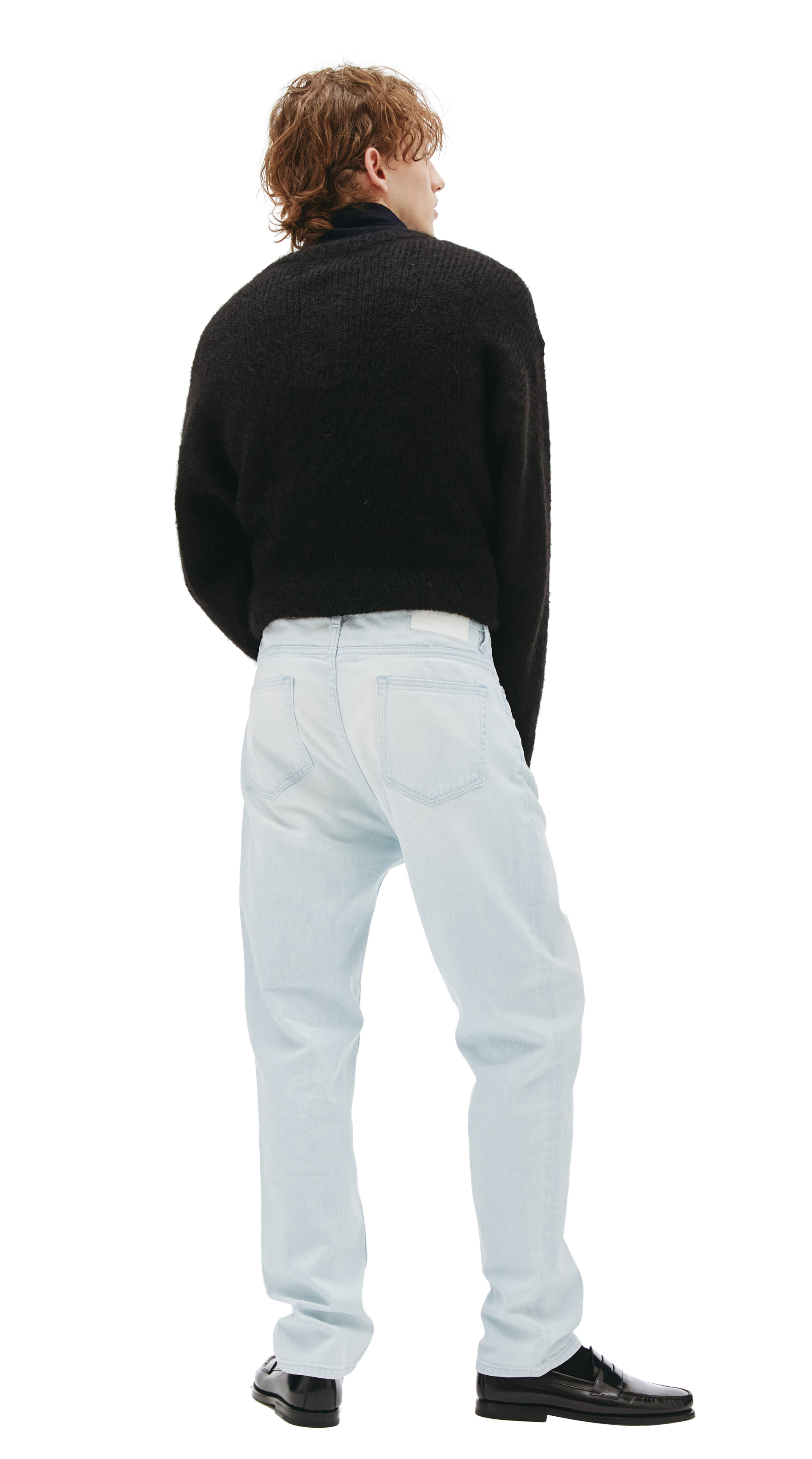 Enfants Riches Déprimés Зауженные джинсы с кожаным патчем