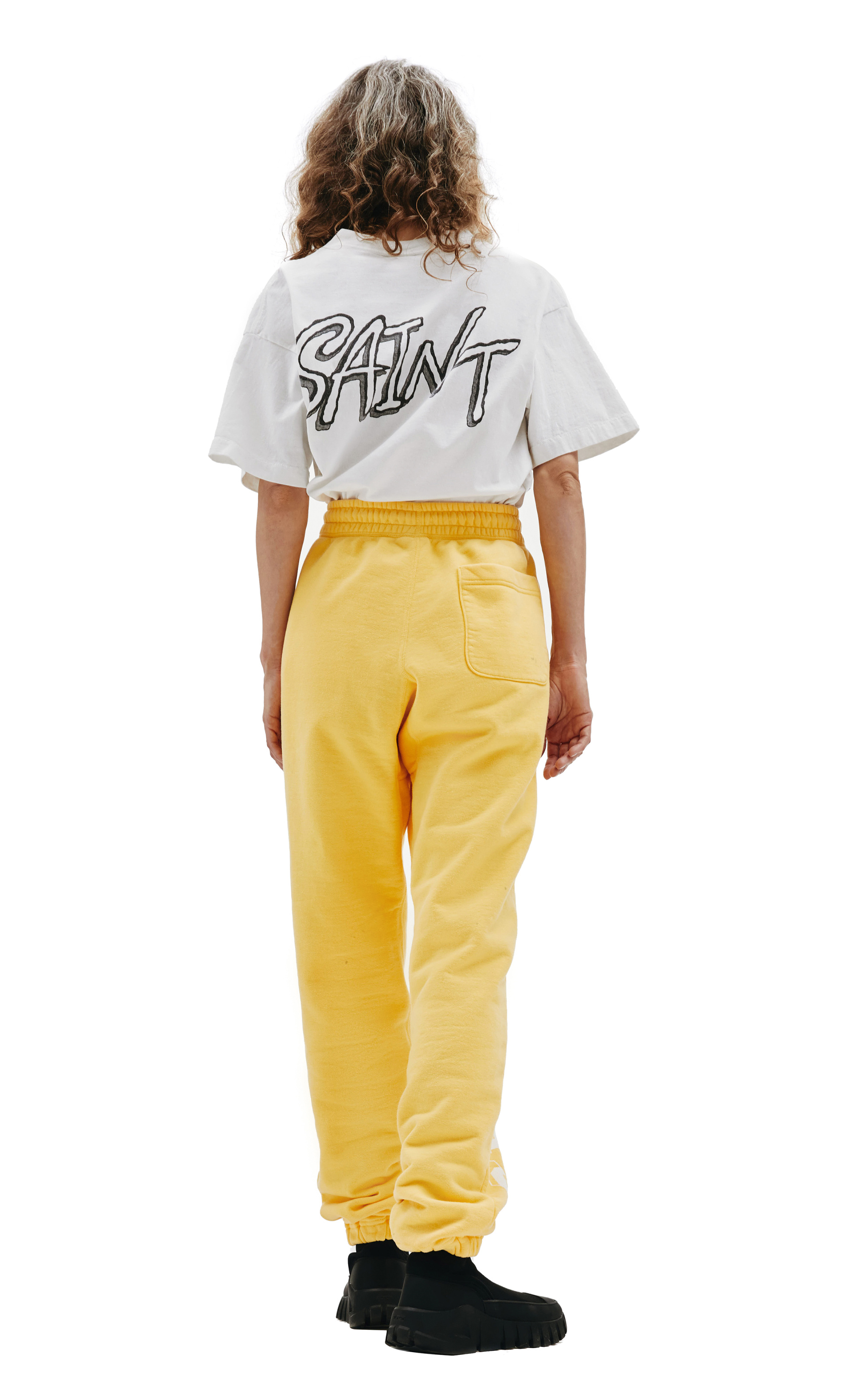 Saint Michael Желтые спортивные брюки