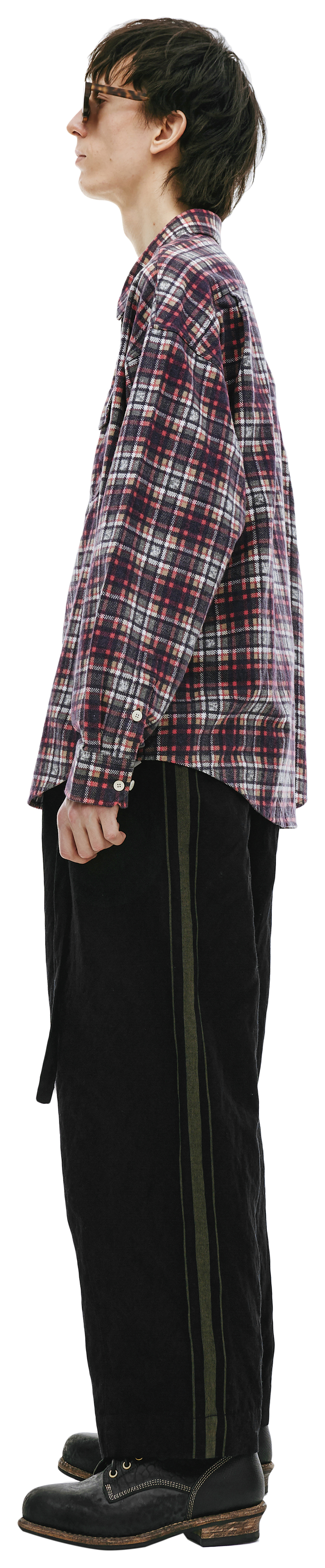 visvim Рубашка Pioneer в клетку