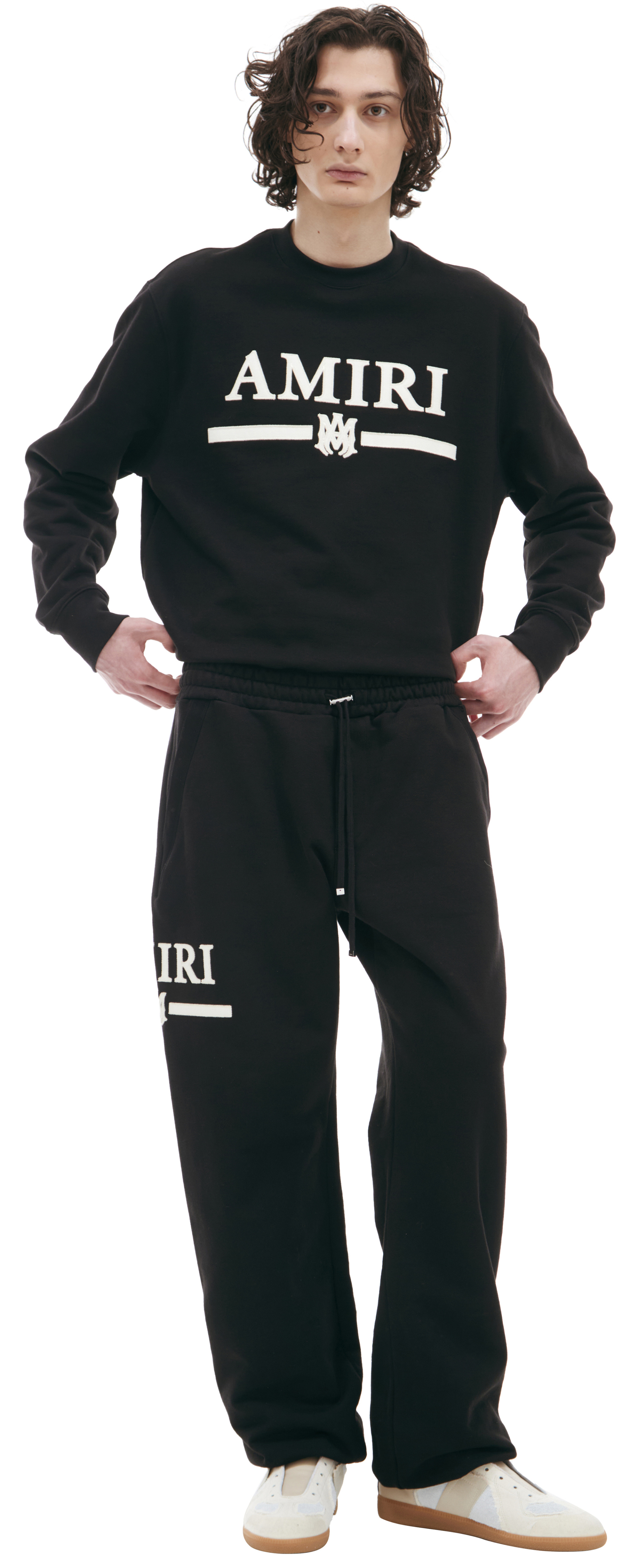 AMIRI Черные брюки с логотипом