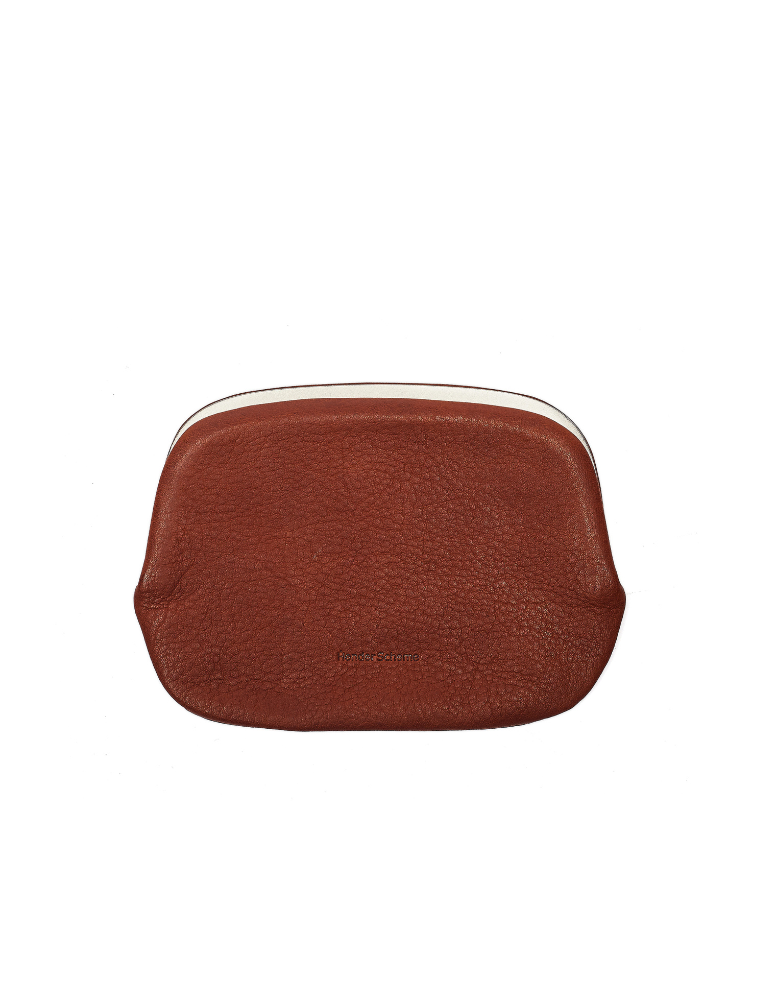 Hender Scheme Кошелек Snap из коричневой кожи