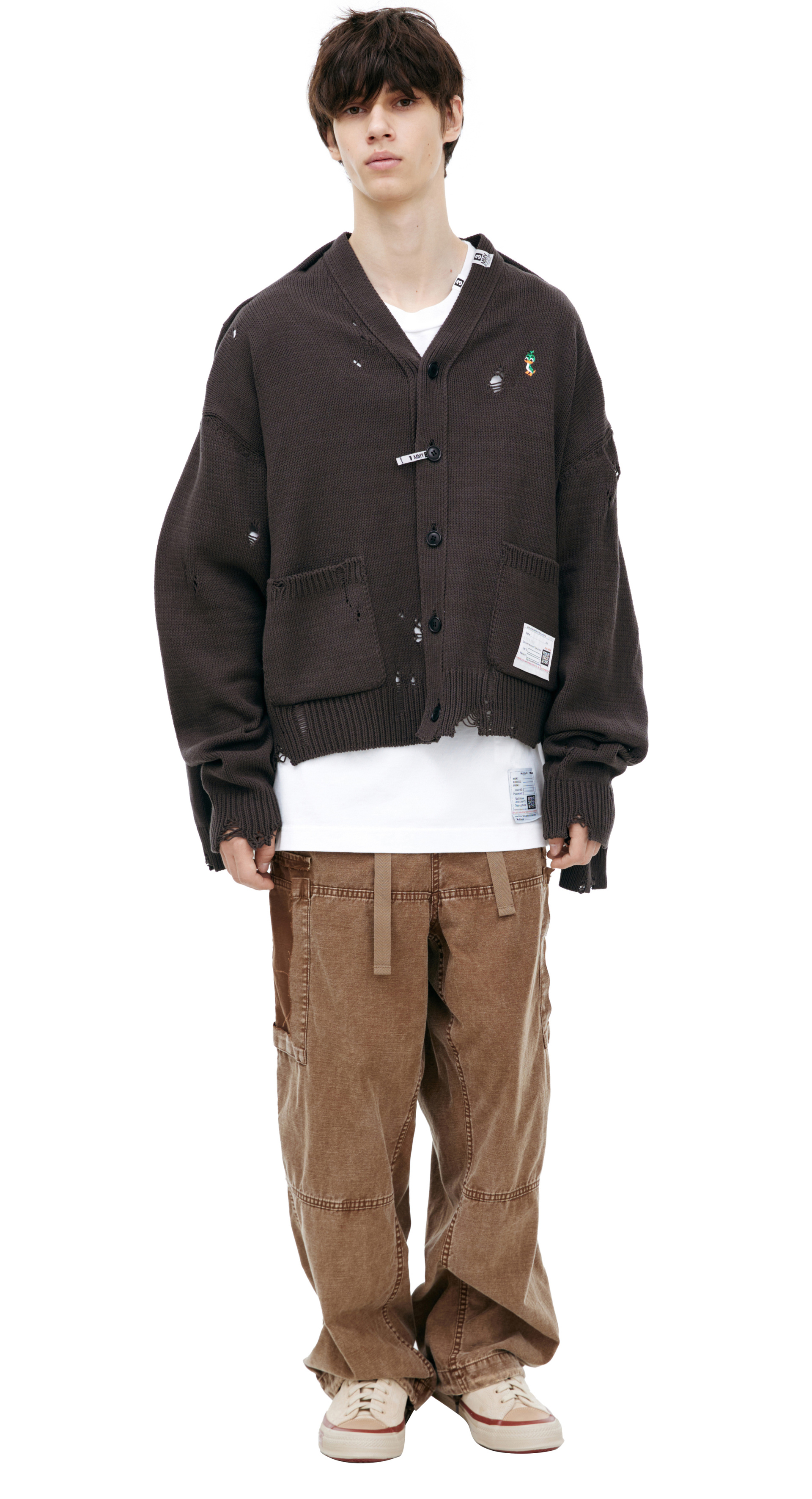 Maison Mihara Yasuhiro Двойной кардиган