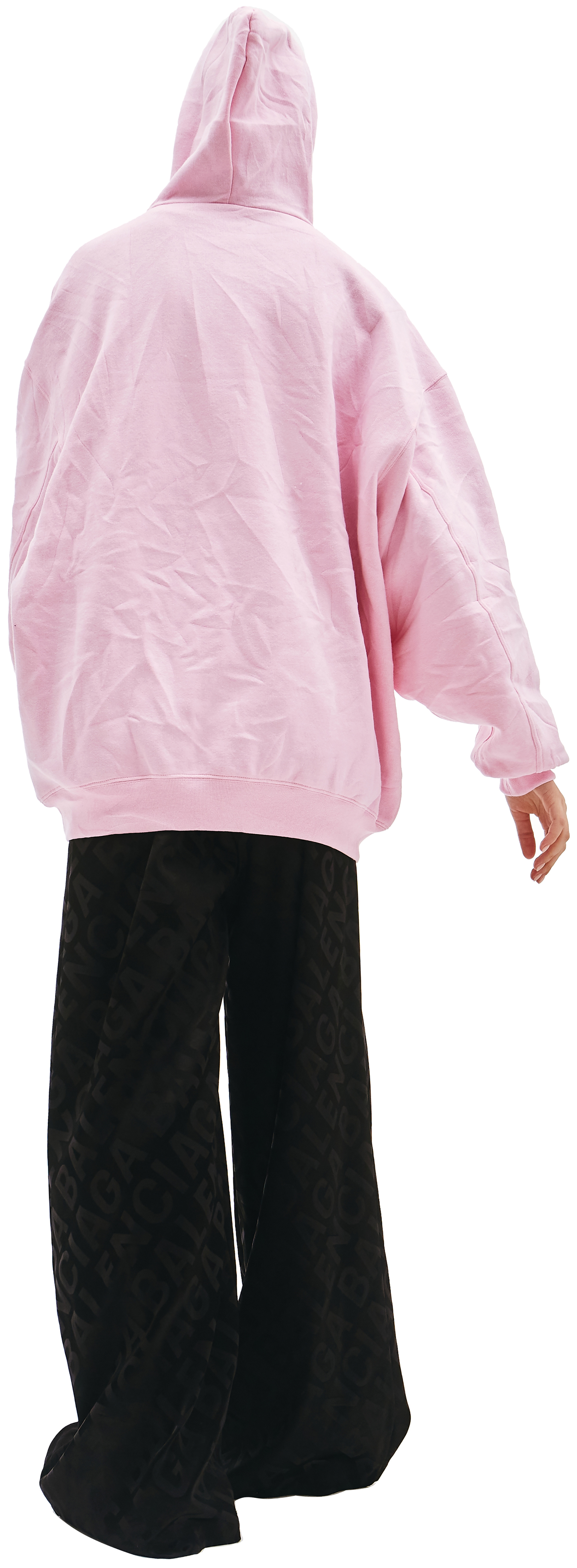 Balenciaga Розовое худи Languages