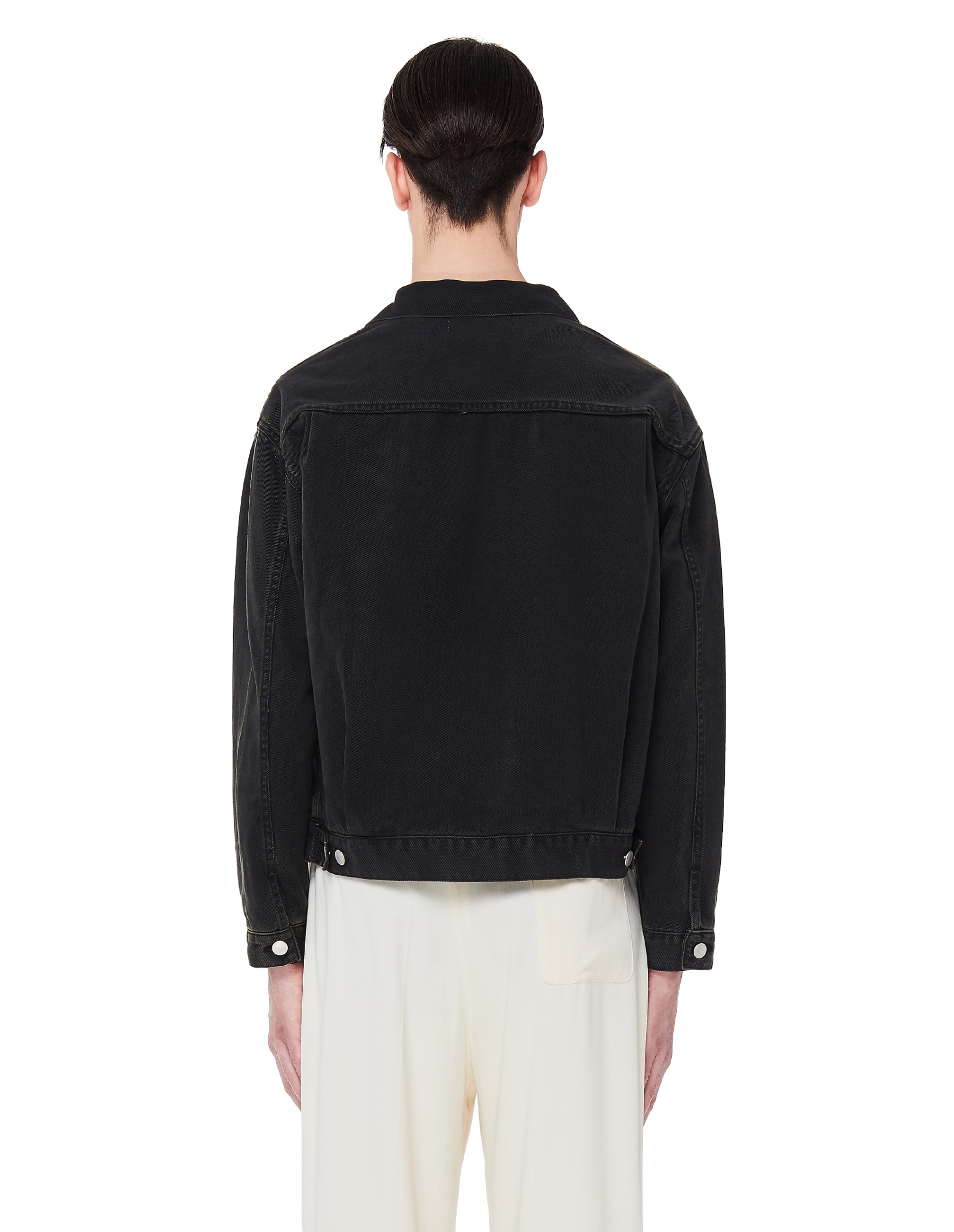 John Elliott Черная джинсовая куртка