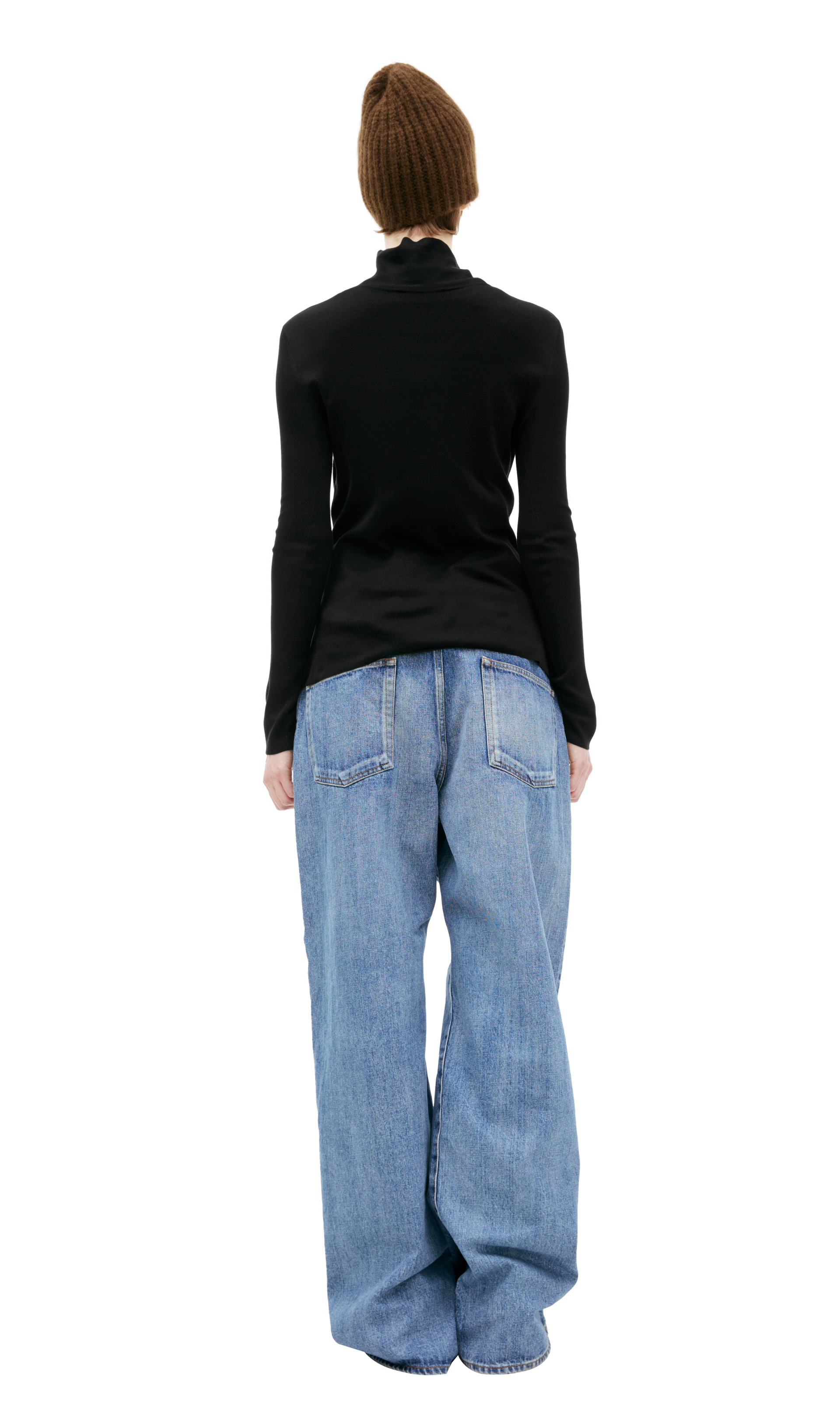 The Row Базовая водолазка из шелка