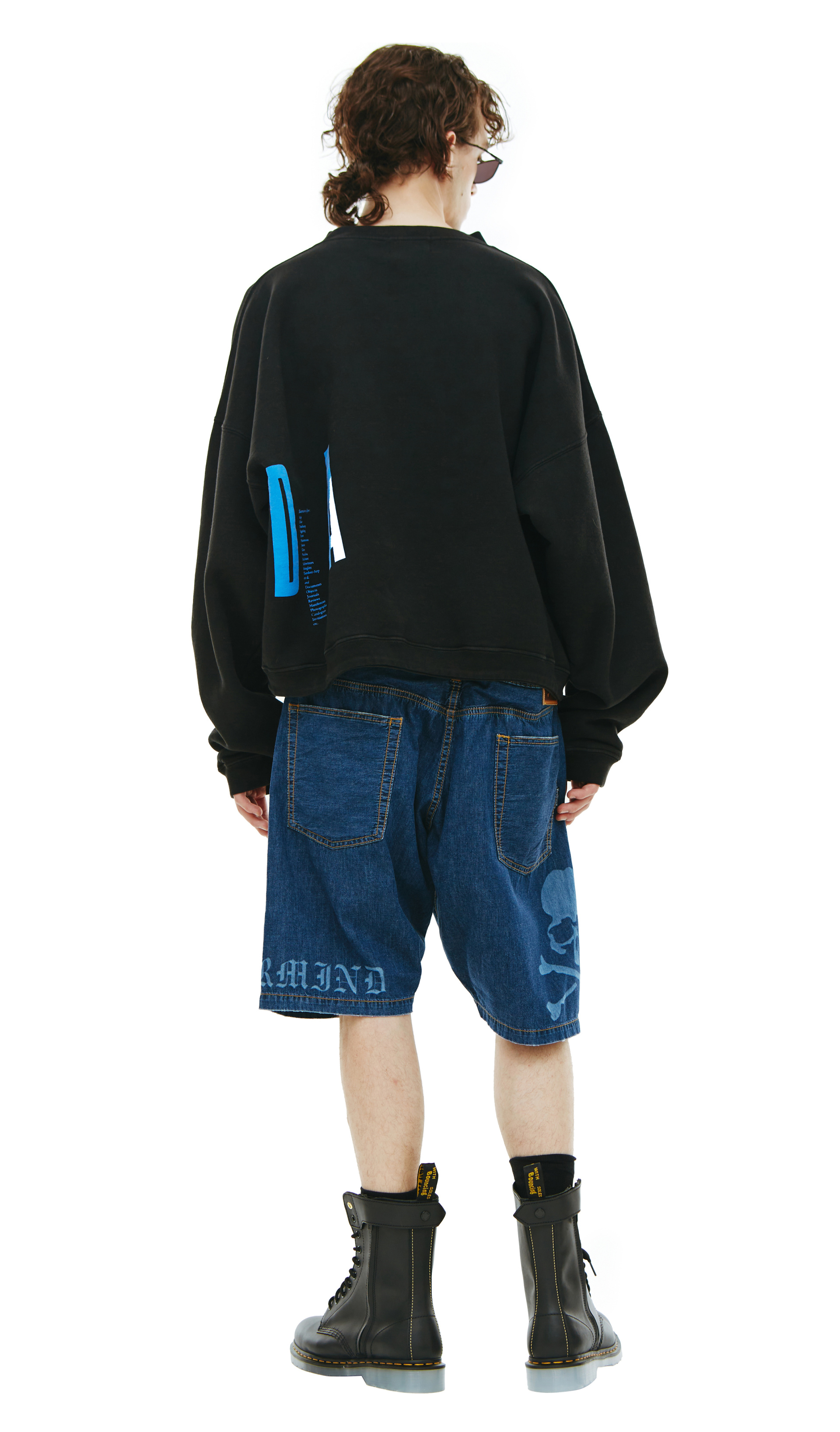 Enfants Riches Déprimés Укороченный свитшот с принтом