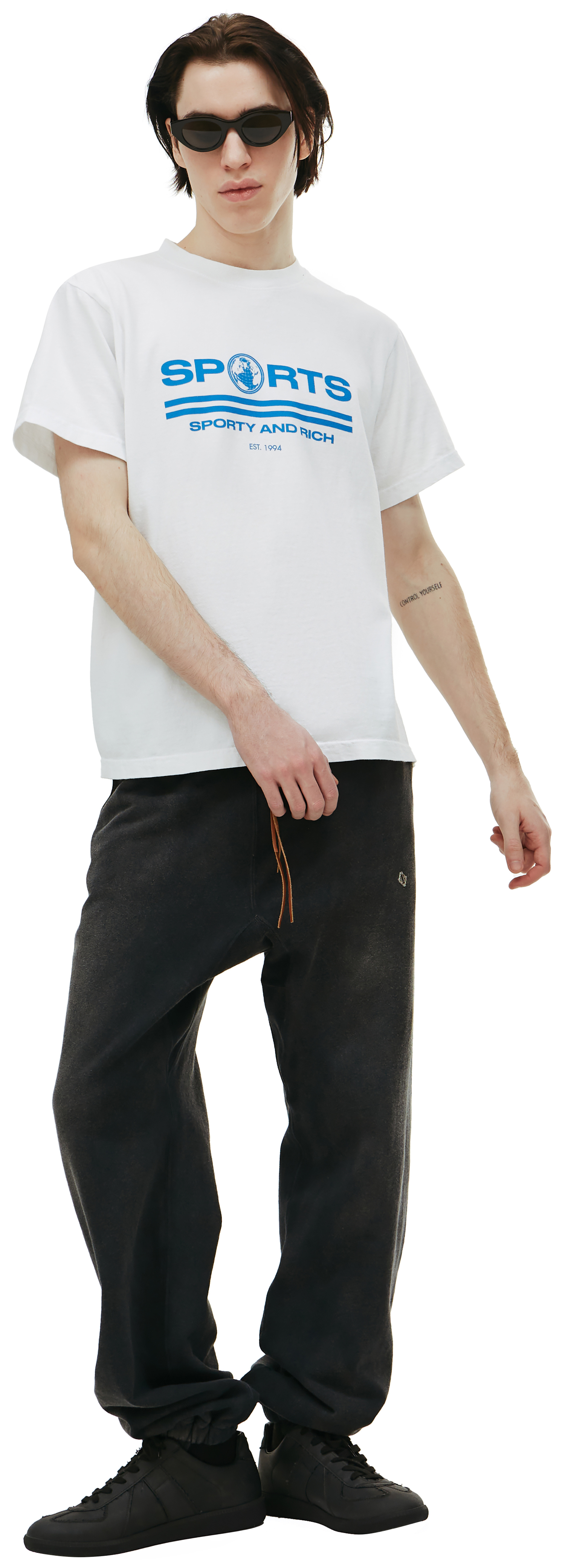 SPORTY & RICH Футболка с принтом Sports