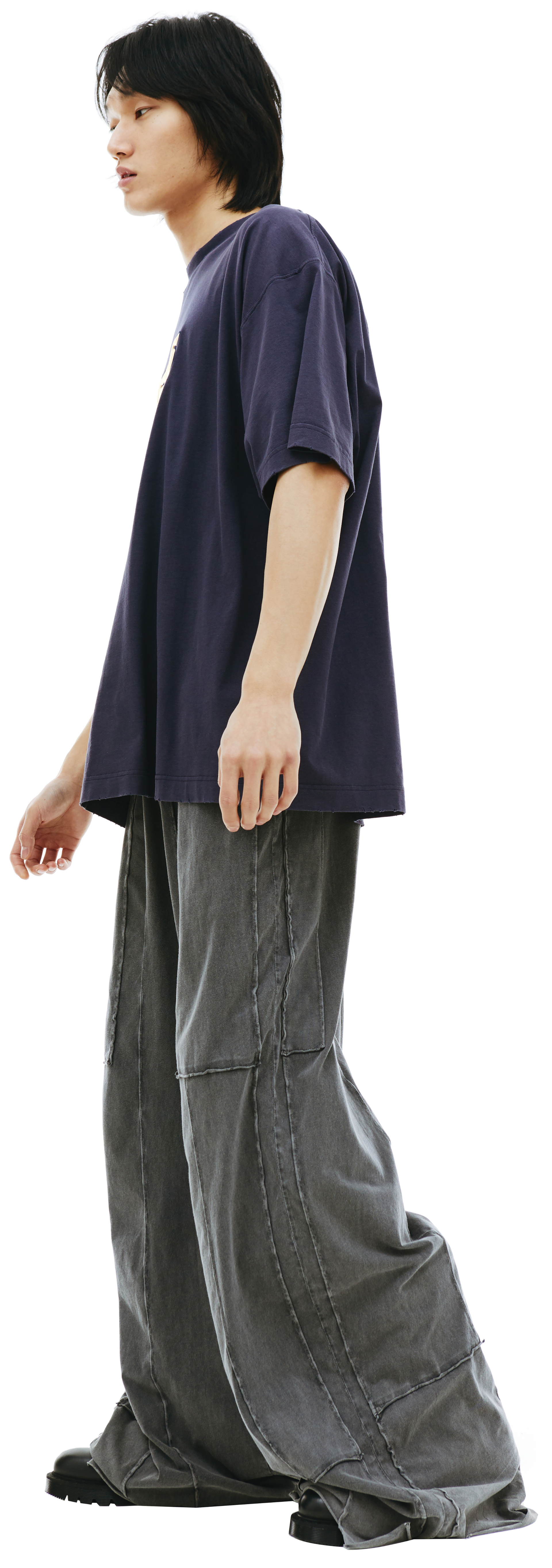 VETEMENTS Оверсайз футболка с патчем Jesus