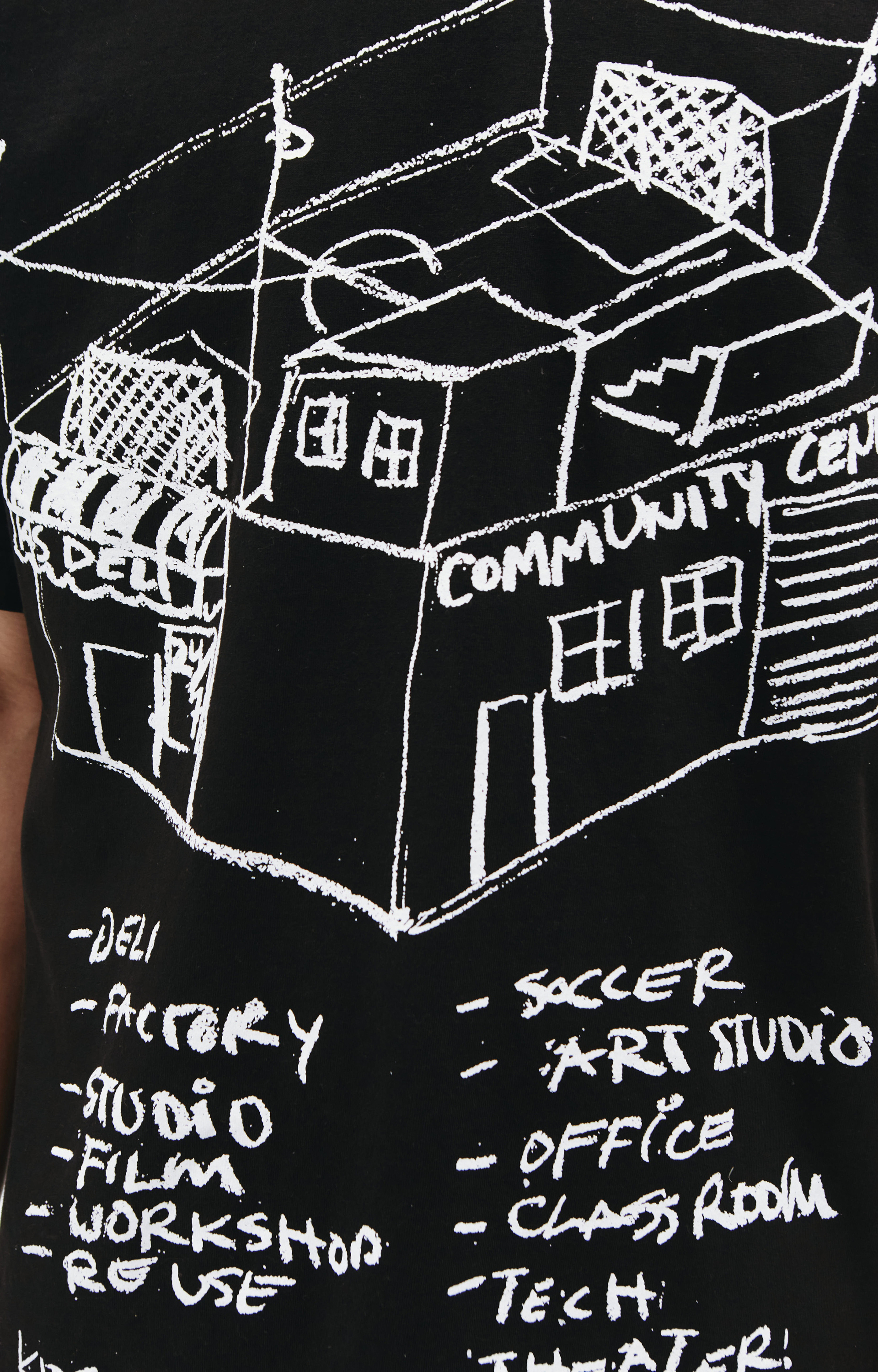 KidSuper Черная футболка с принтом