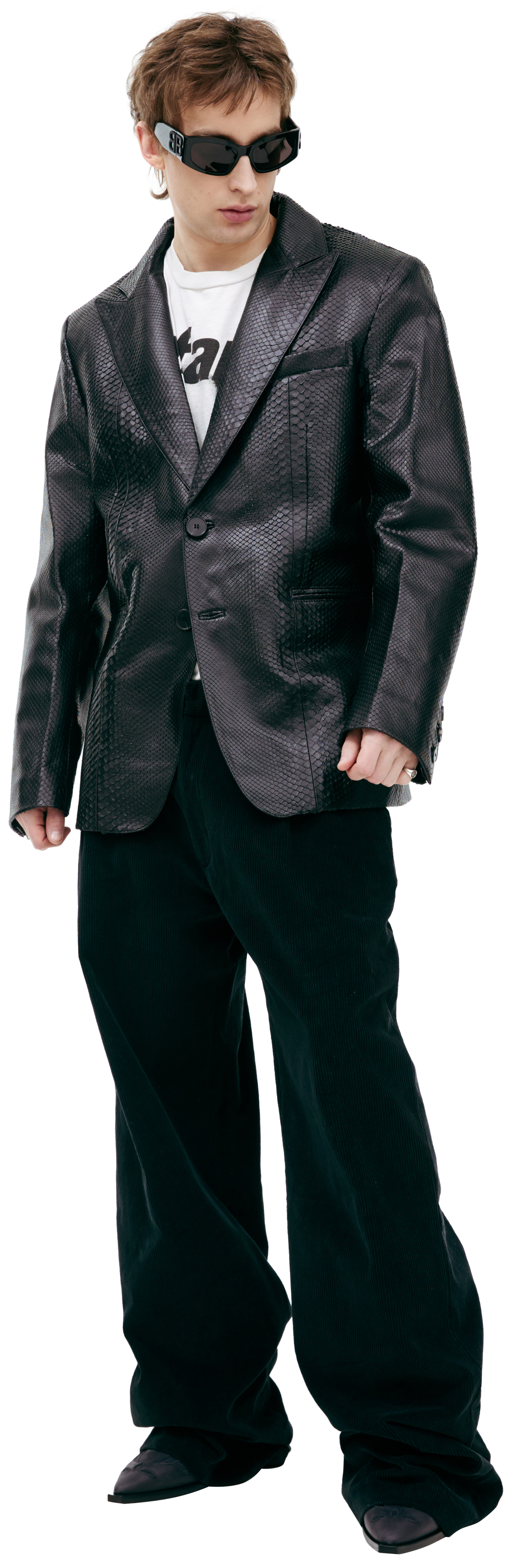 Enfants Riches Déprimés Однобортный пиджак из кожи