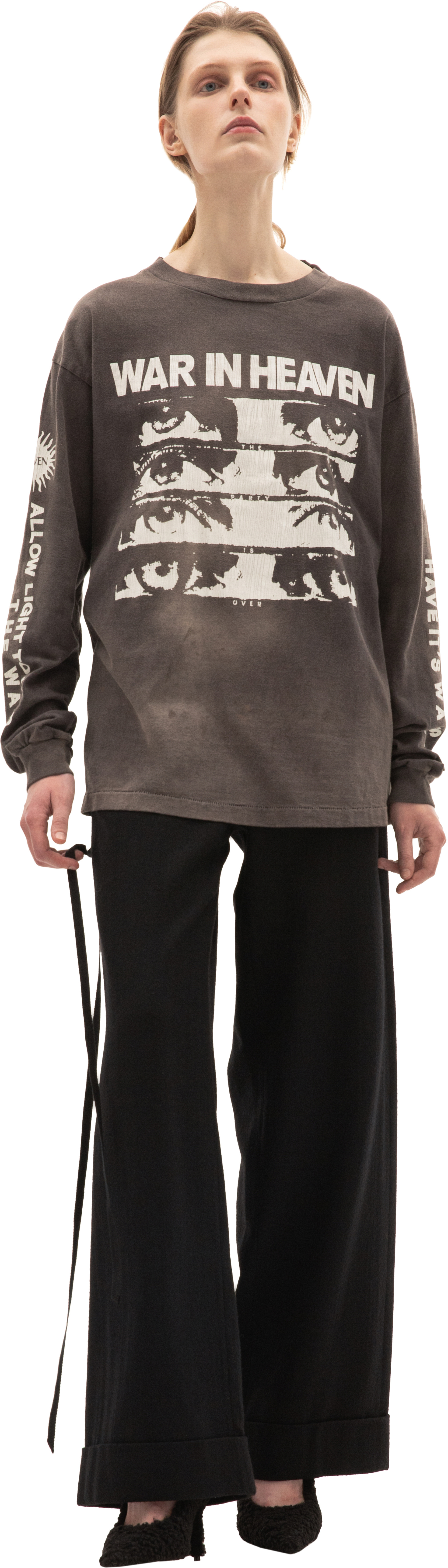 Saint Michael Лонгслив из хлопка с принтом