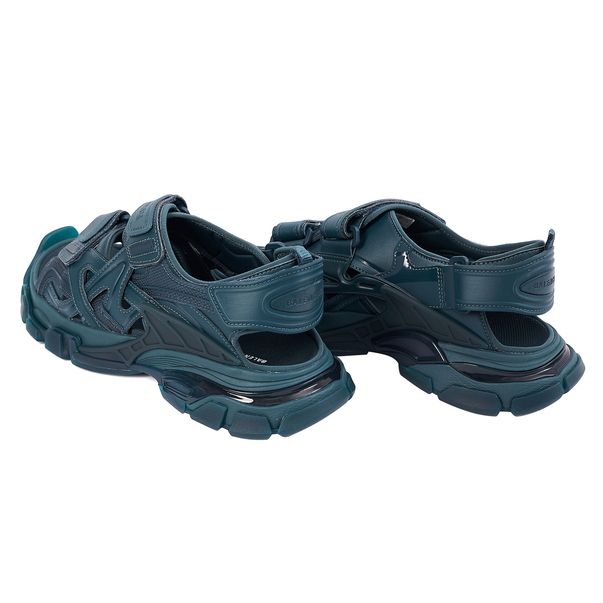 Balenciaga Зеленые сандалии Track